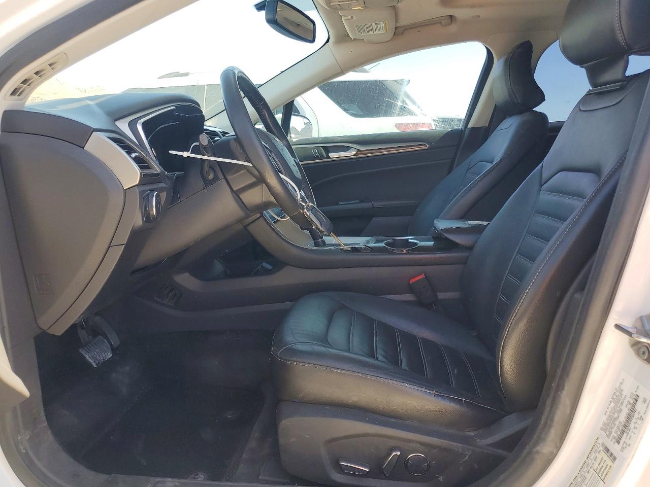 2015 Ford Fusion Se Phev White vin: 3FA6P0PU9FR280983
