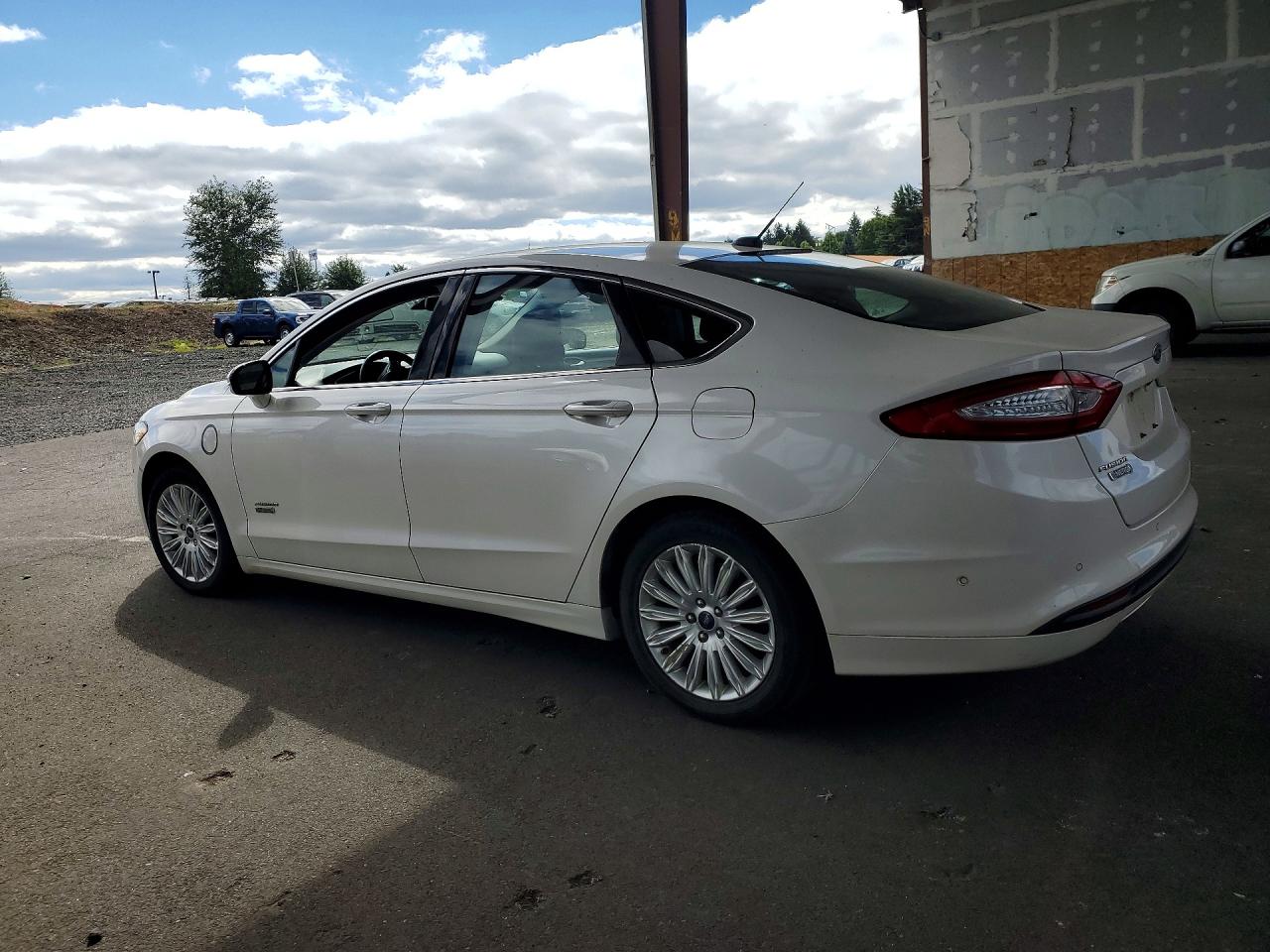 2013 Ford Fusion Se Phev White vin: 3FA6P0PUXDR254762