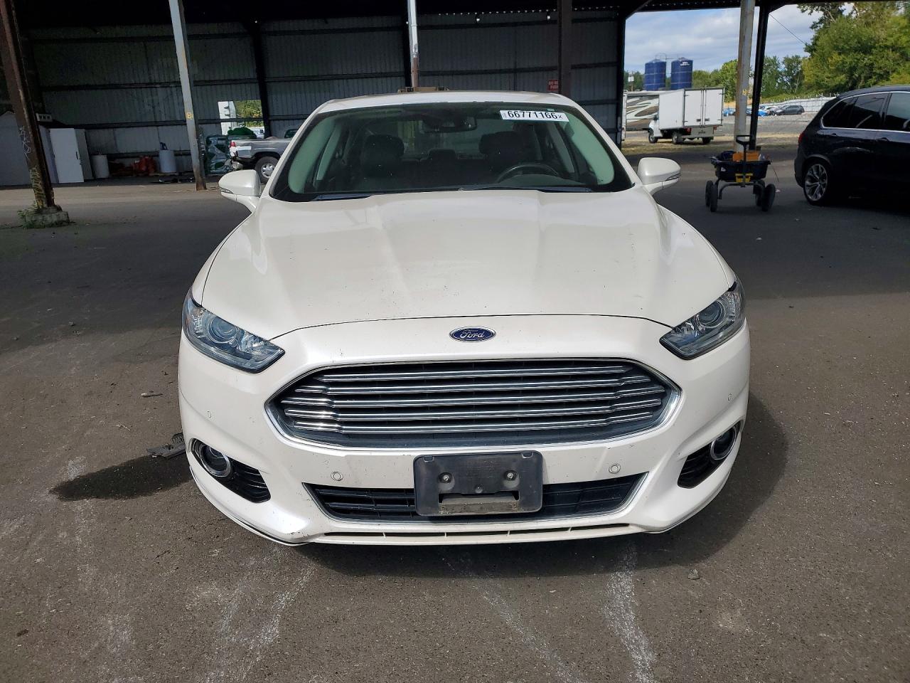 2013 Ford Fusion Se Phev White vin: 3FA6P0PUXDR254762