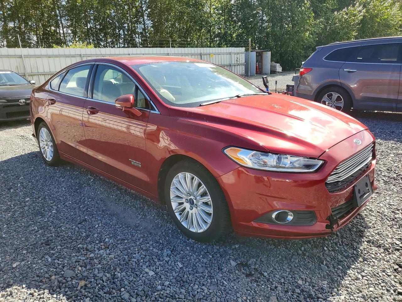 2013 Ford Fusion Se Phev Red vin: 3FA6P0PUXDR282464