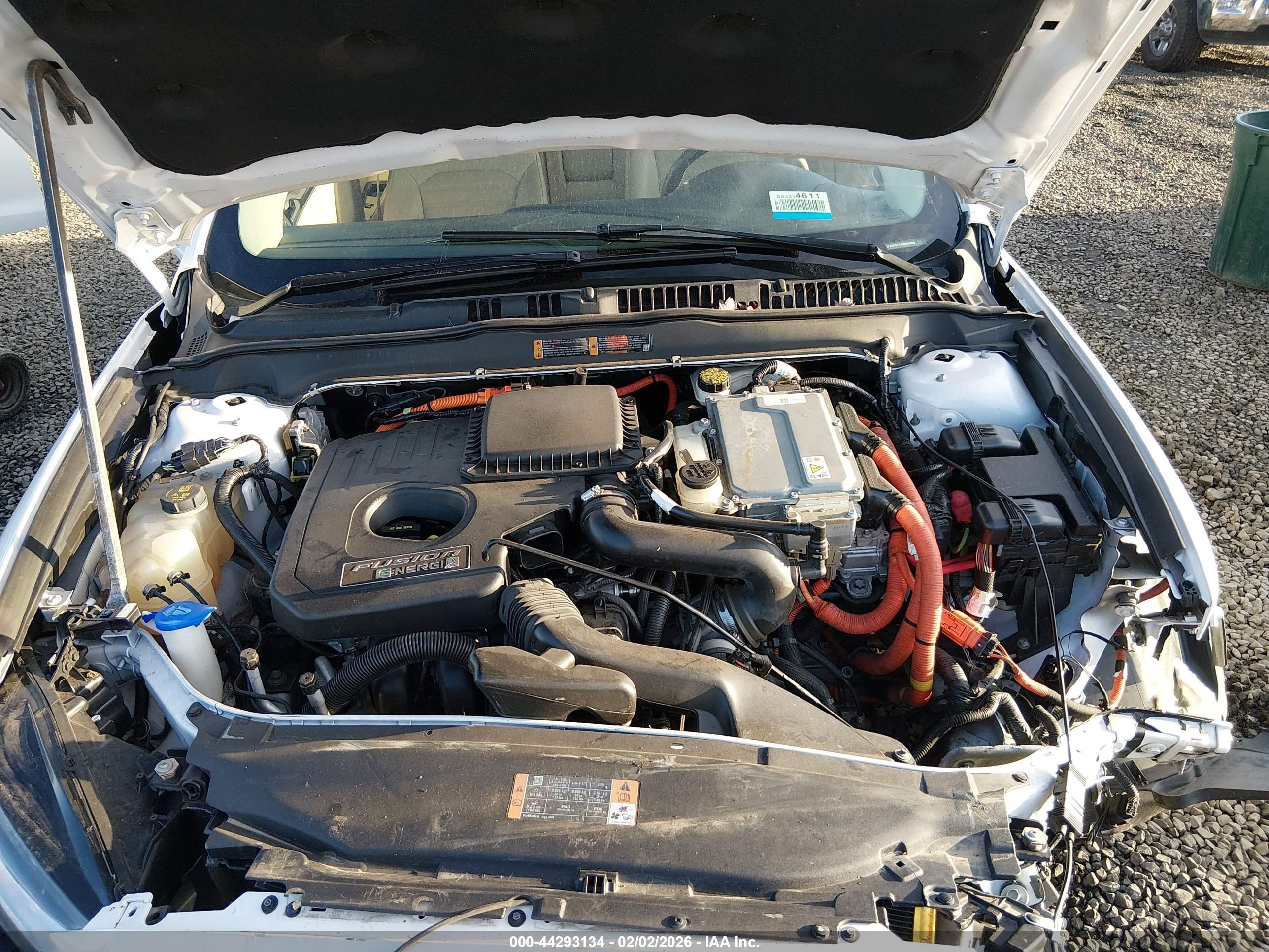 2013 Ford Fusion Energi Se Luxury Белый vin: 3FA6P0PUXDR300025