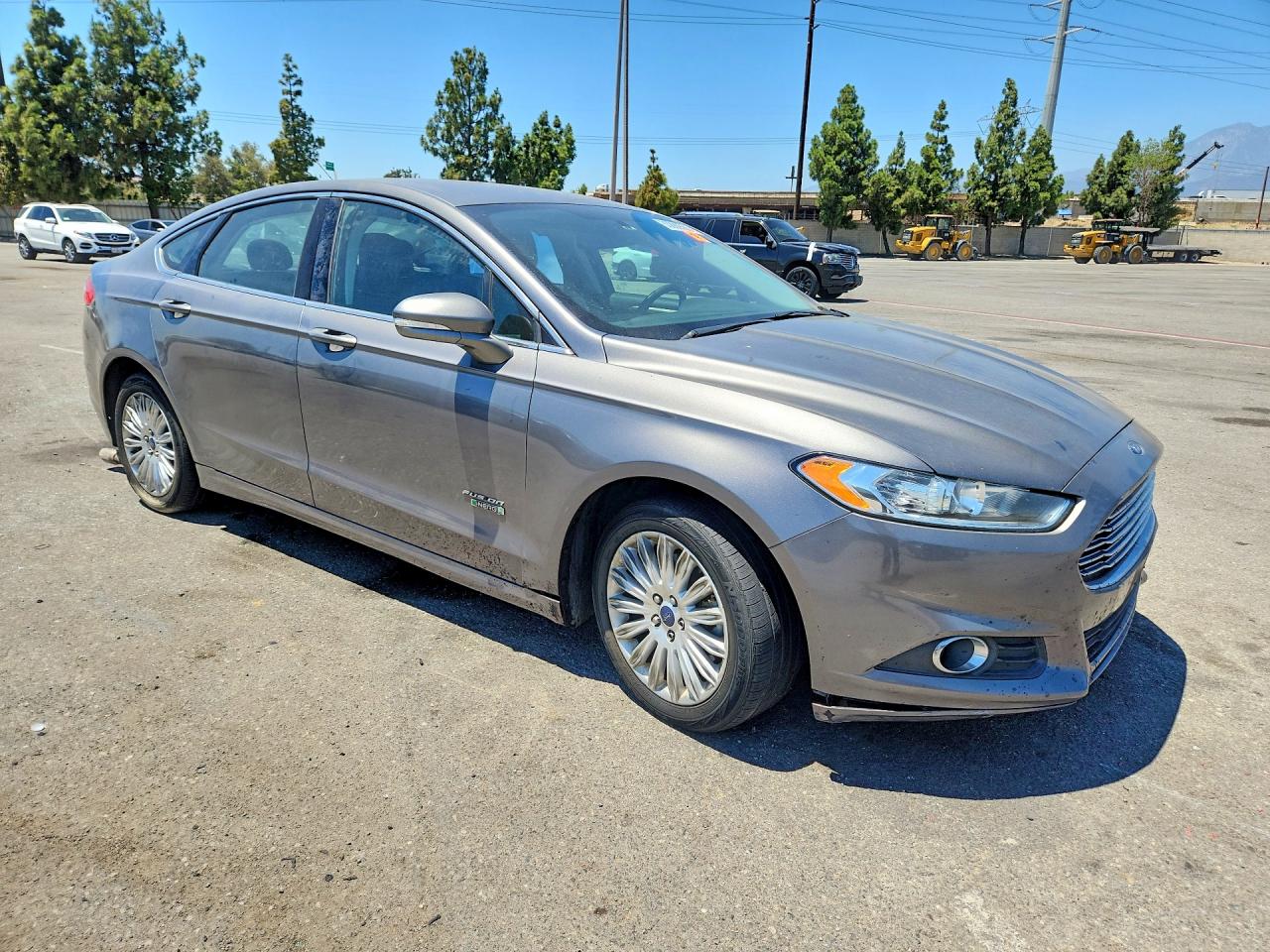 2014 Ford Fusion Se Phev Gray vin: 3FA6P0PUXER256237
