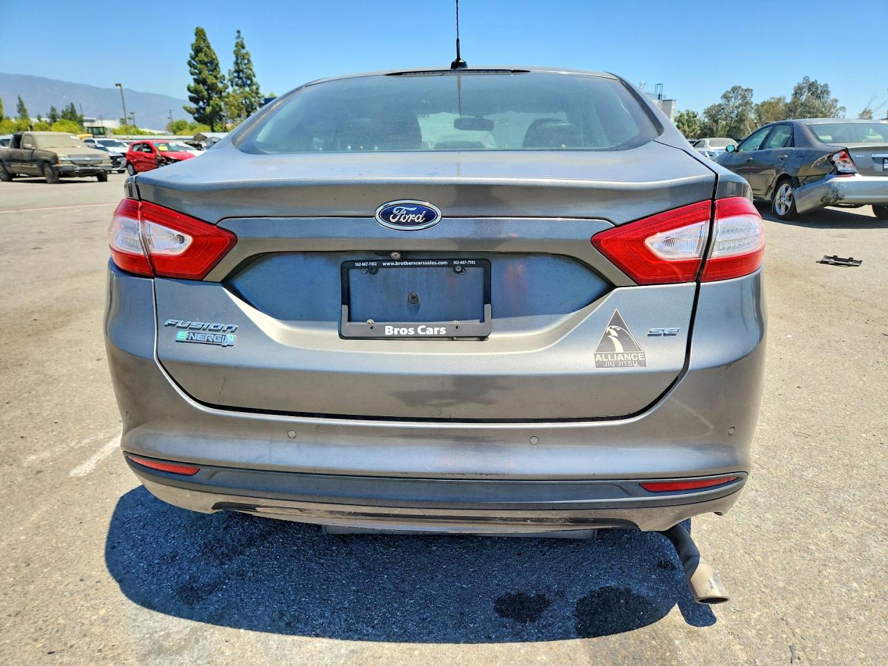 2014 Ford Fusion Se Phev Gray vin: 3FA6P0PUXER256237