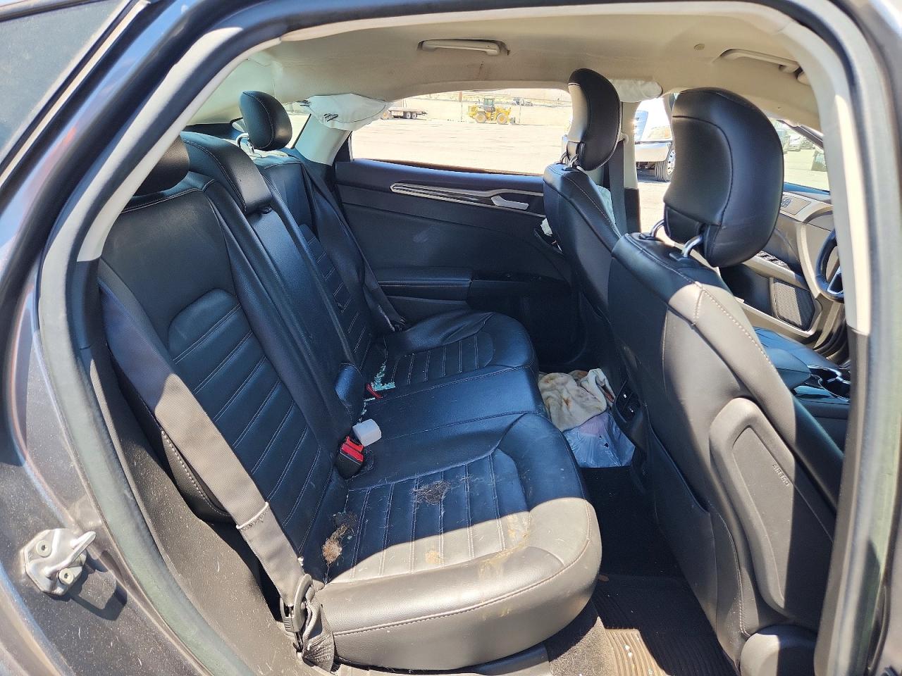 2014 Ford Fusion Se Phev Gray vin: 3FA6P0PUXER256237