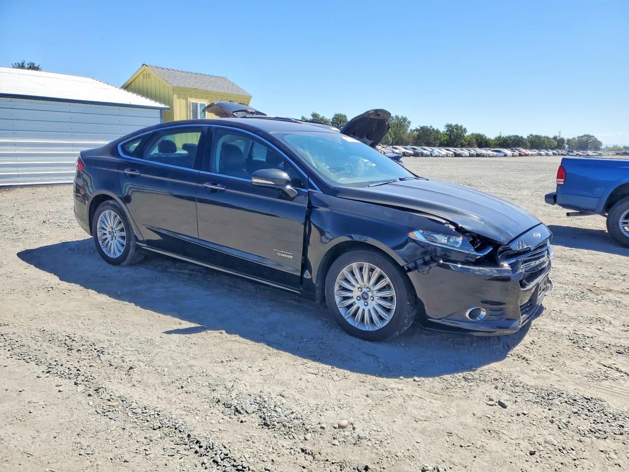 2014 Ford Fusion Se Phev Black vin: 3FA6P0PUXER383148