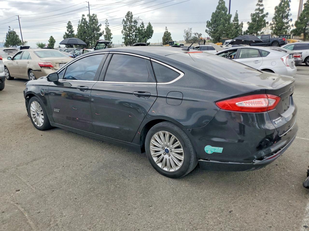 2015 Ford Fusion Se Phev Black vin: 3FA6P0PUXFR284346