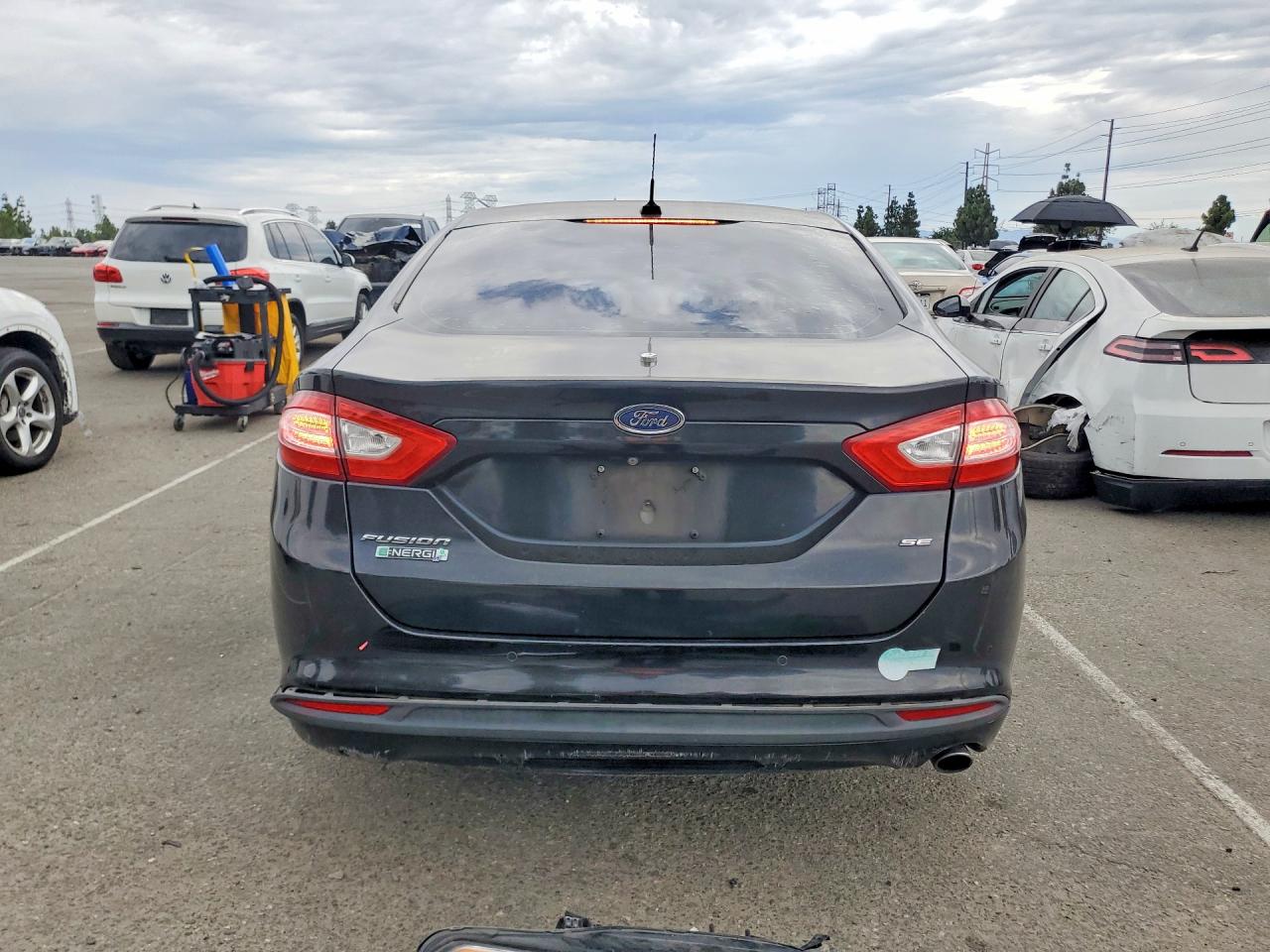 2015 Ford Fusion Se Phev Black vin: 3FA6P0PUXFR284346