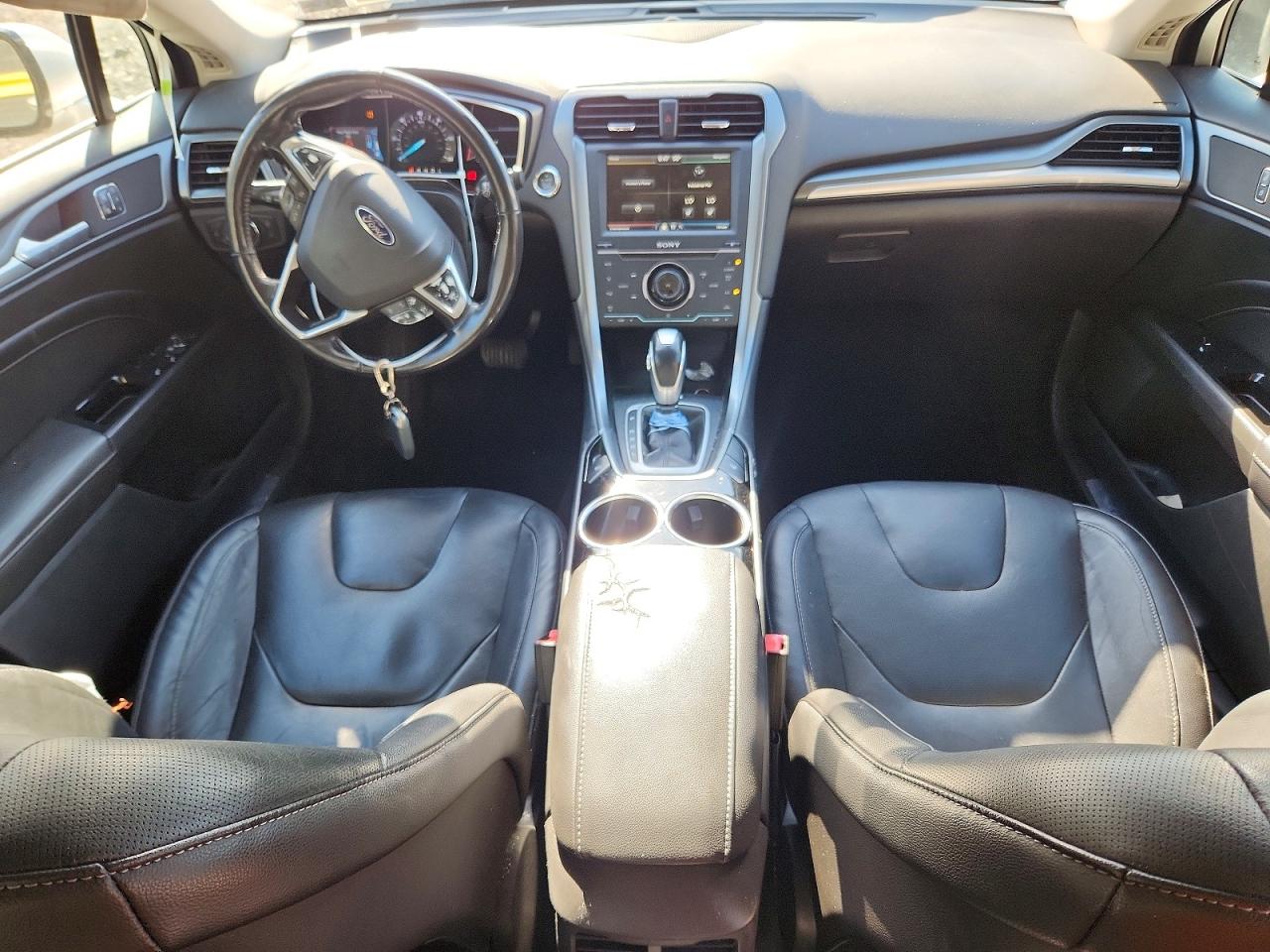2013 Ford Fusion Titanium Hev White vin: 3FA6P0RU0DR281899