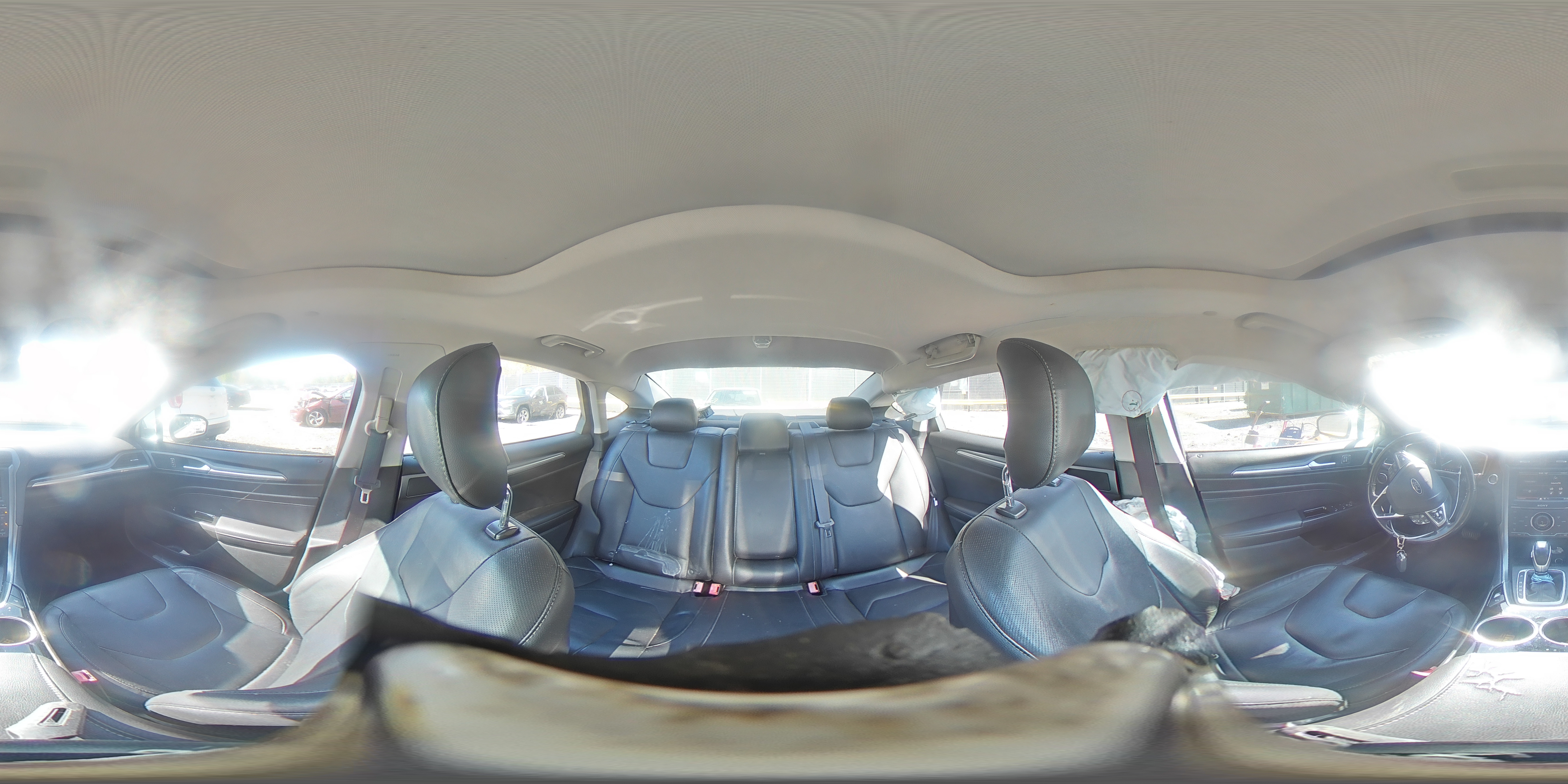 2013 Ford Fusion Titanium Hev White vin: 3FA6P0RU0DR281899