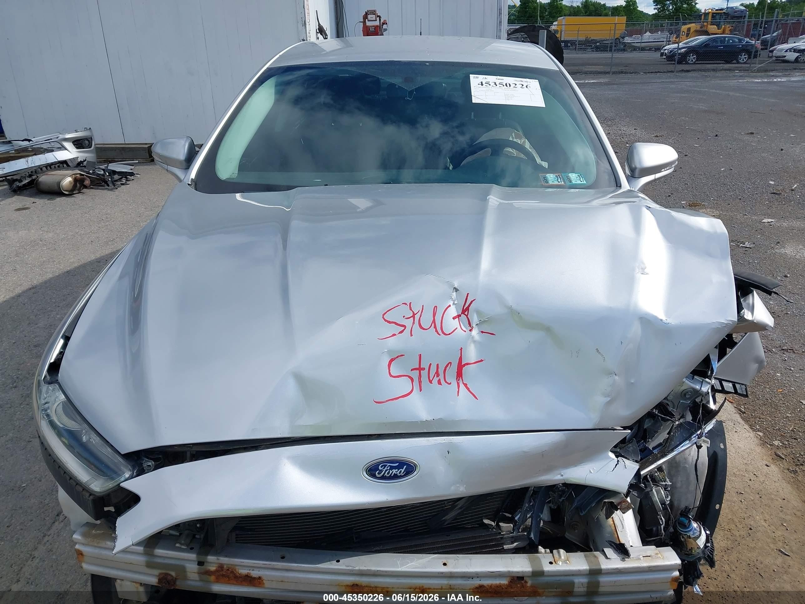 2013 Ford Fusion Hybrid Titanium Серебряный vin: 3FA6P0RU0DR289498