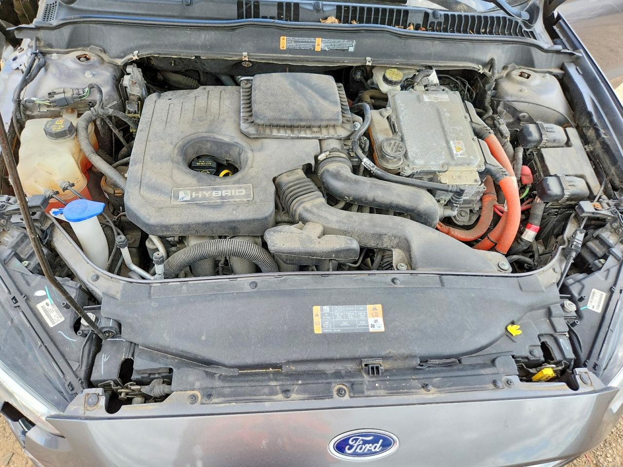 2013 Ford Fusion Titanium Hev Серый vin: 3FA6P0RU0DR339333