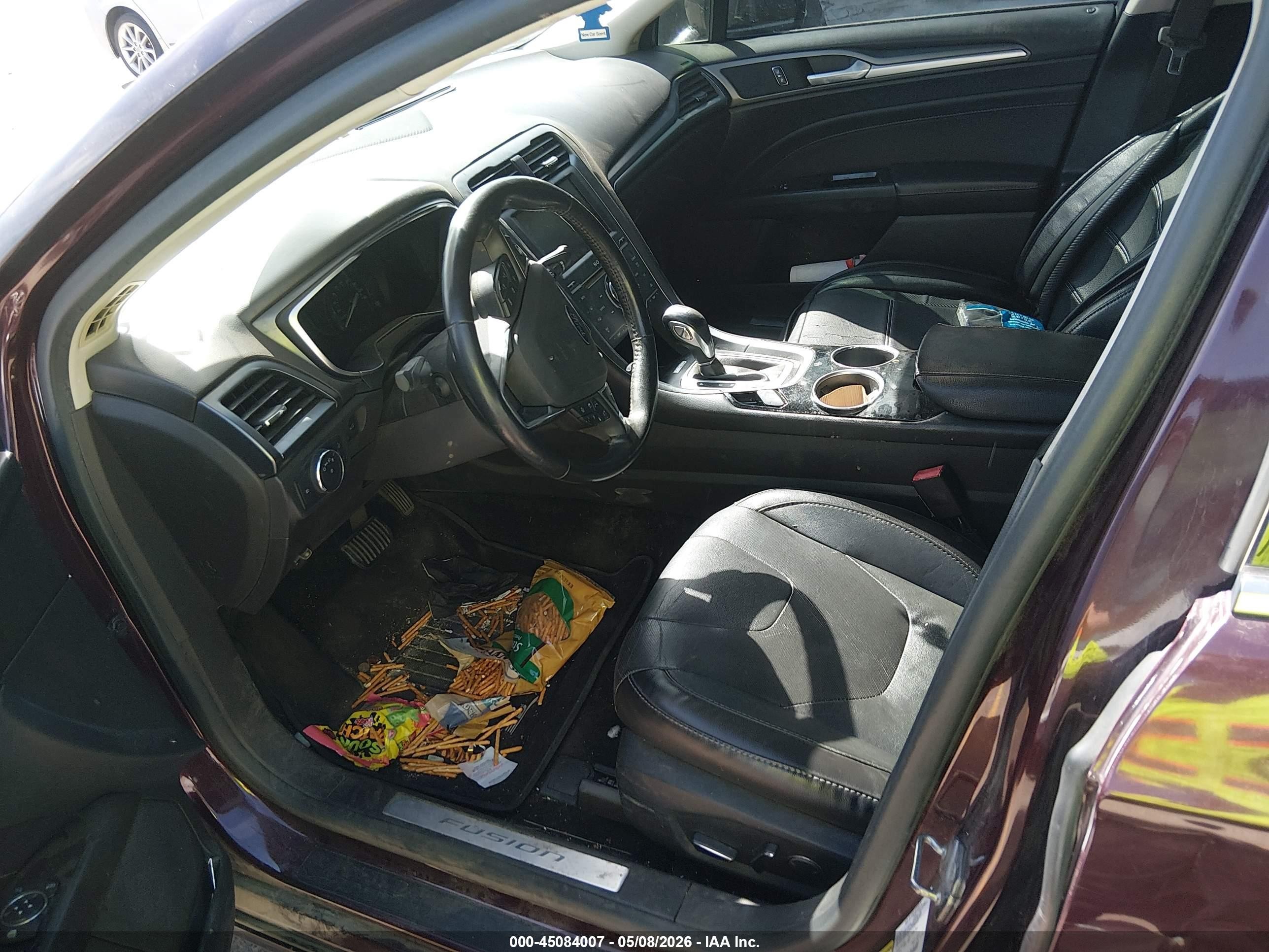 2013 Ford Fusion Hybrid Titanium Фиолетовый vin: 3FA6P0RU0DR379668
