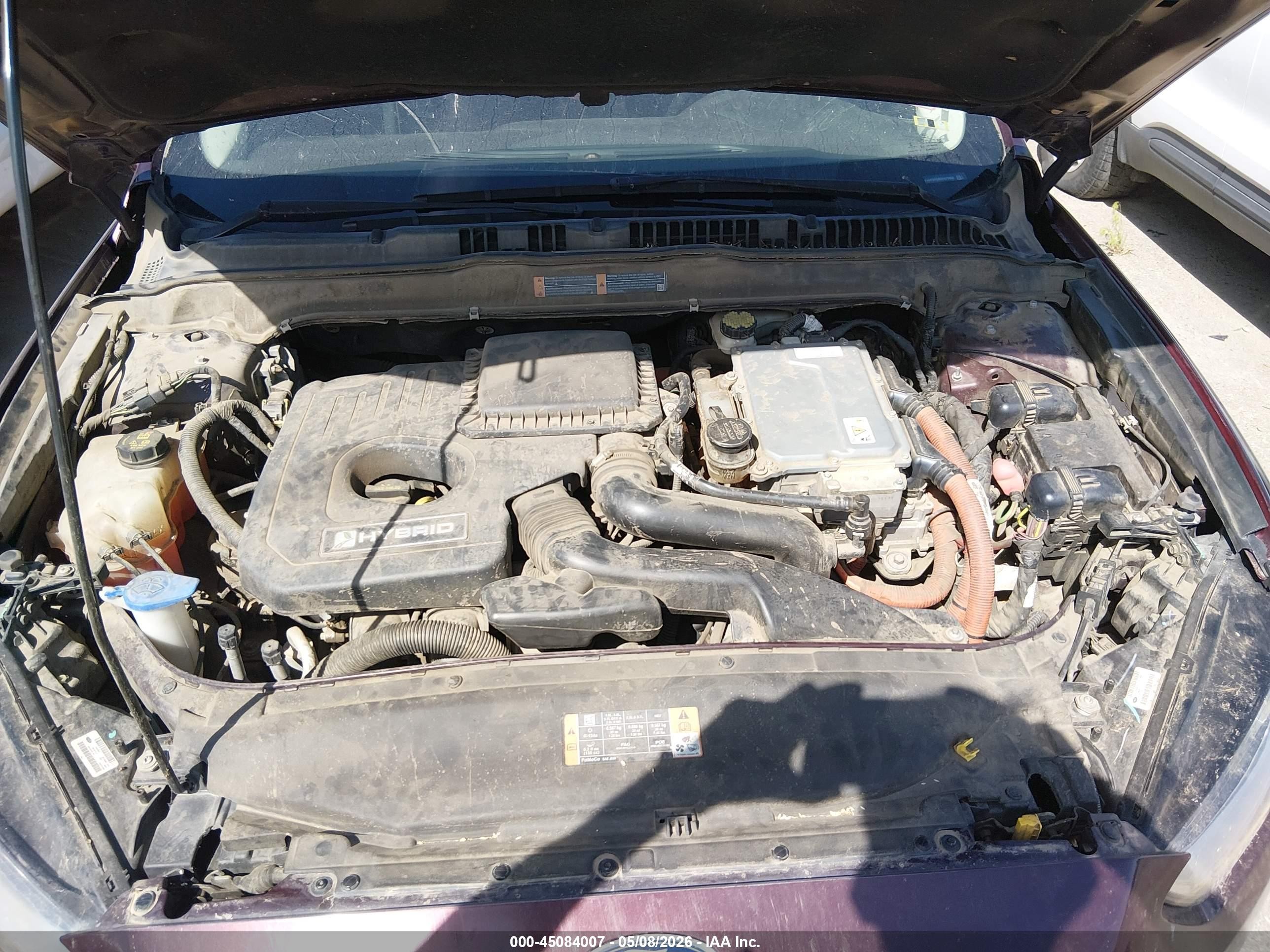 2013 Ford Fusion Hybrid Titanium Фиолетовый vin: 3FA6P0RU0DR379668