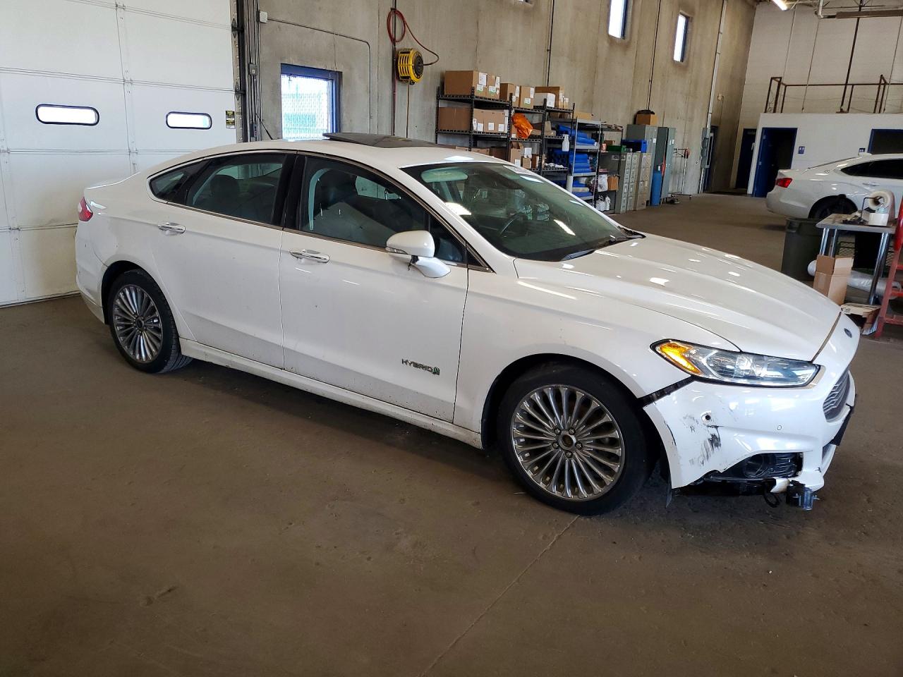 2014 Ford Fusion Se White vin: 3FA6P0RU0ER194327
