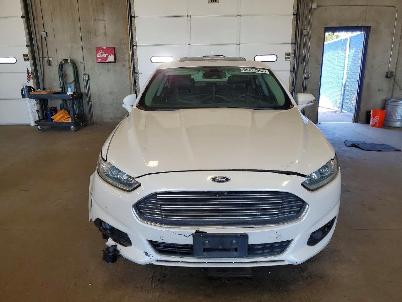 2014 Ford Fusion Se White vin: 3FA6P0RU0ER194327
