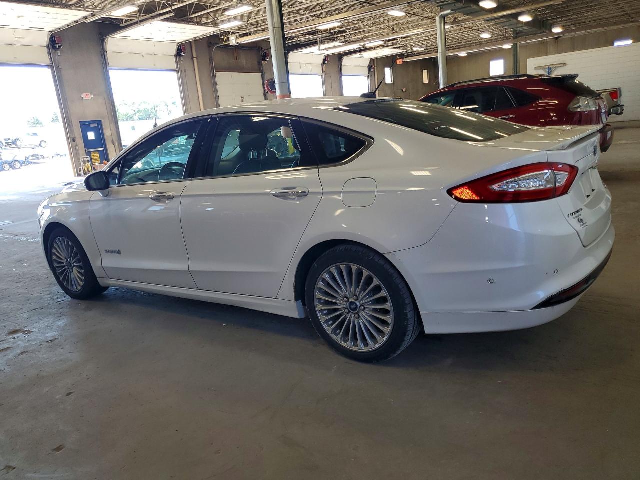 2014 Ford Fusion Se White vin: 3FA6P0RU0ER194327