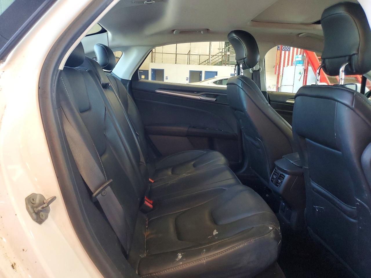 2014 Ford Fusion Se White vin: 3FA6P0RU0ER194327
