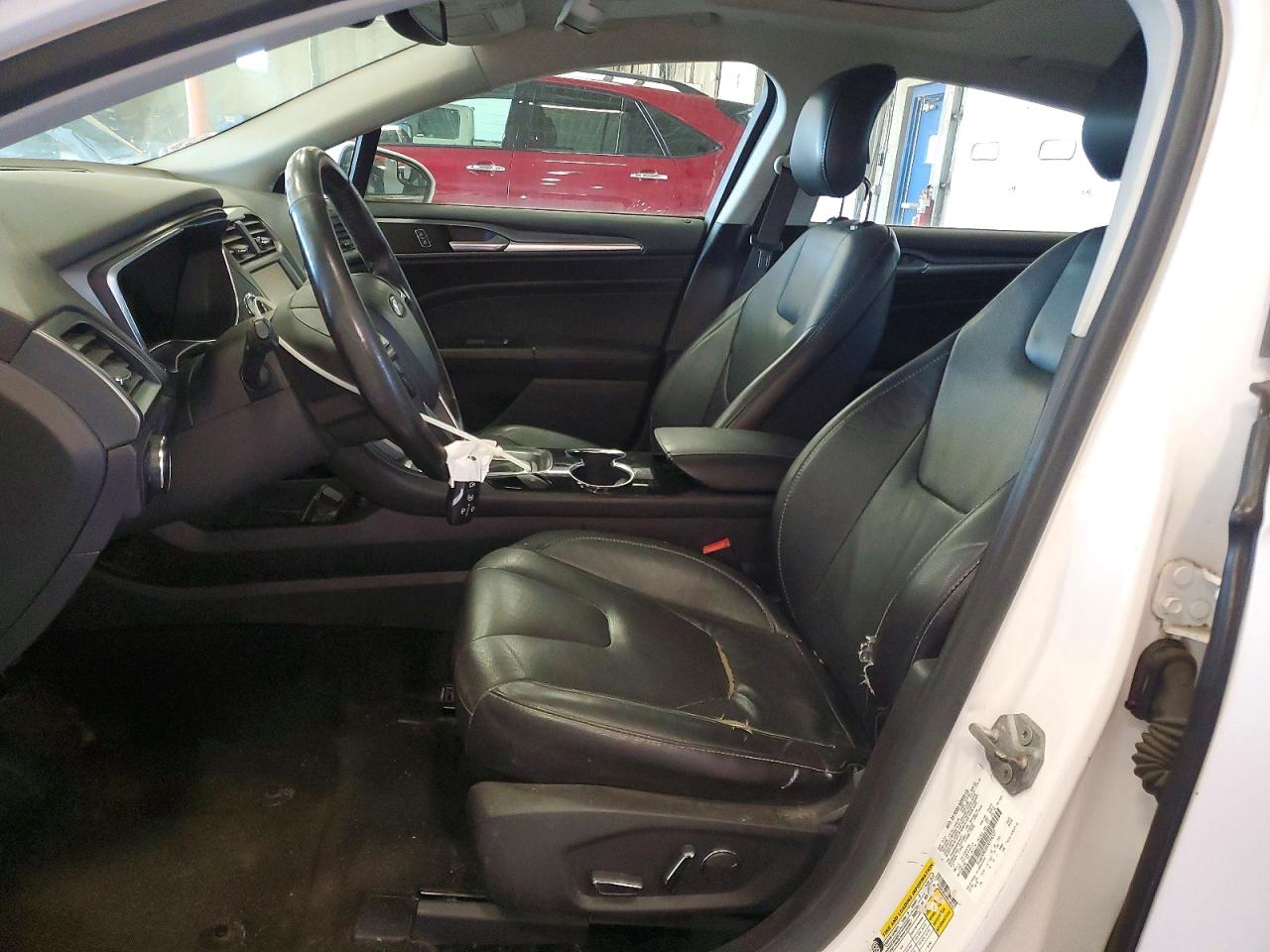 2014 Ford Fusion Se White vin: 3FA6P0RU0ER194327
