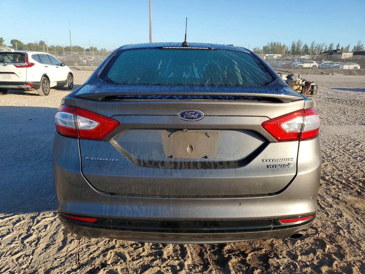 2014 Ford Fusion Titanium Hev Gray vin: 3FA6P0RU0ER298588