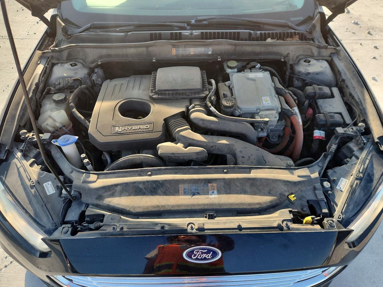 2014 Ford Fusion Titanium Hev Black vin: 3FA6P0RU0ER337082