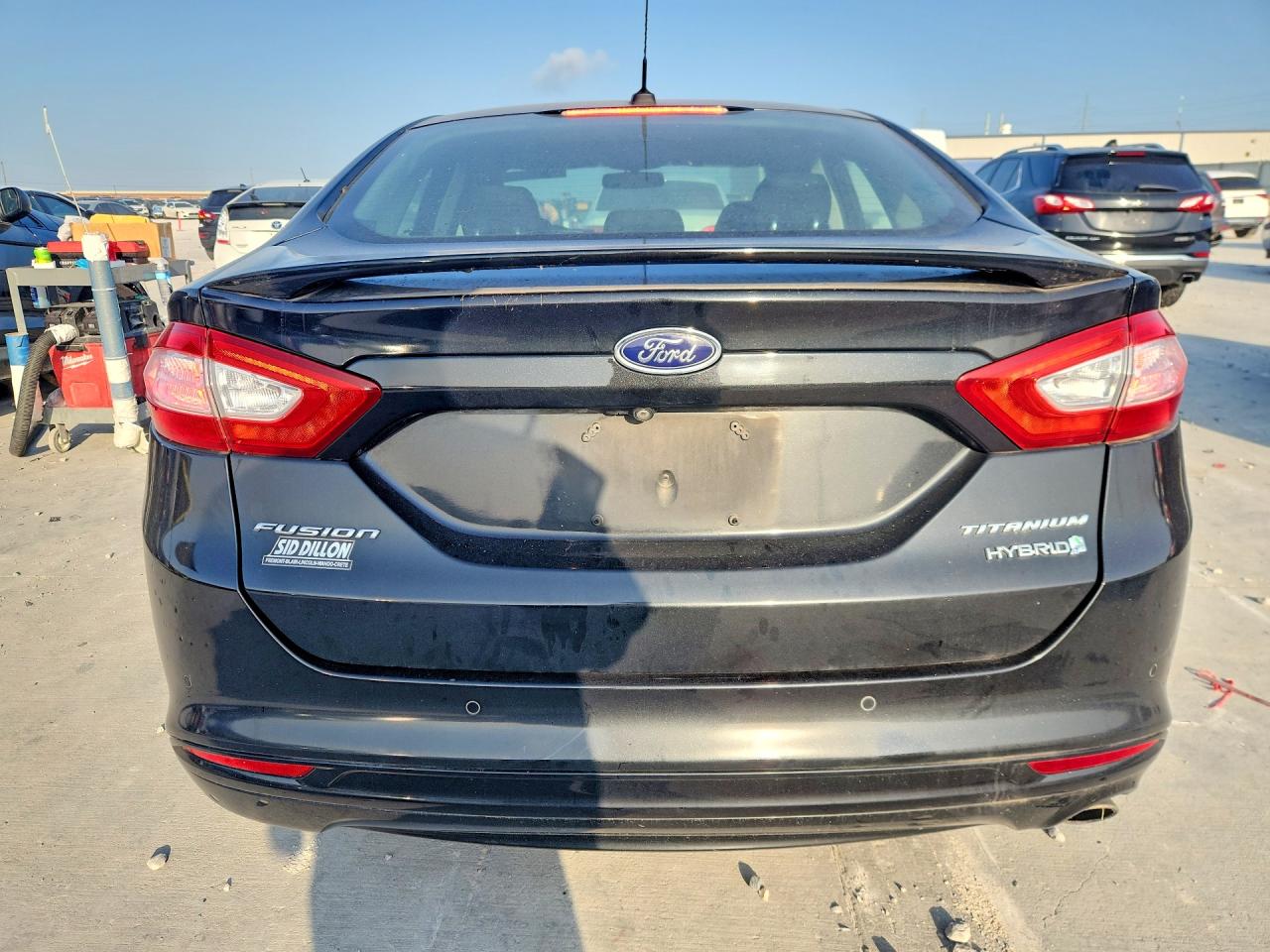 2014 Ford Fusion Titanium Hev Black vin: 3FA6P0RU0ER337082