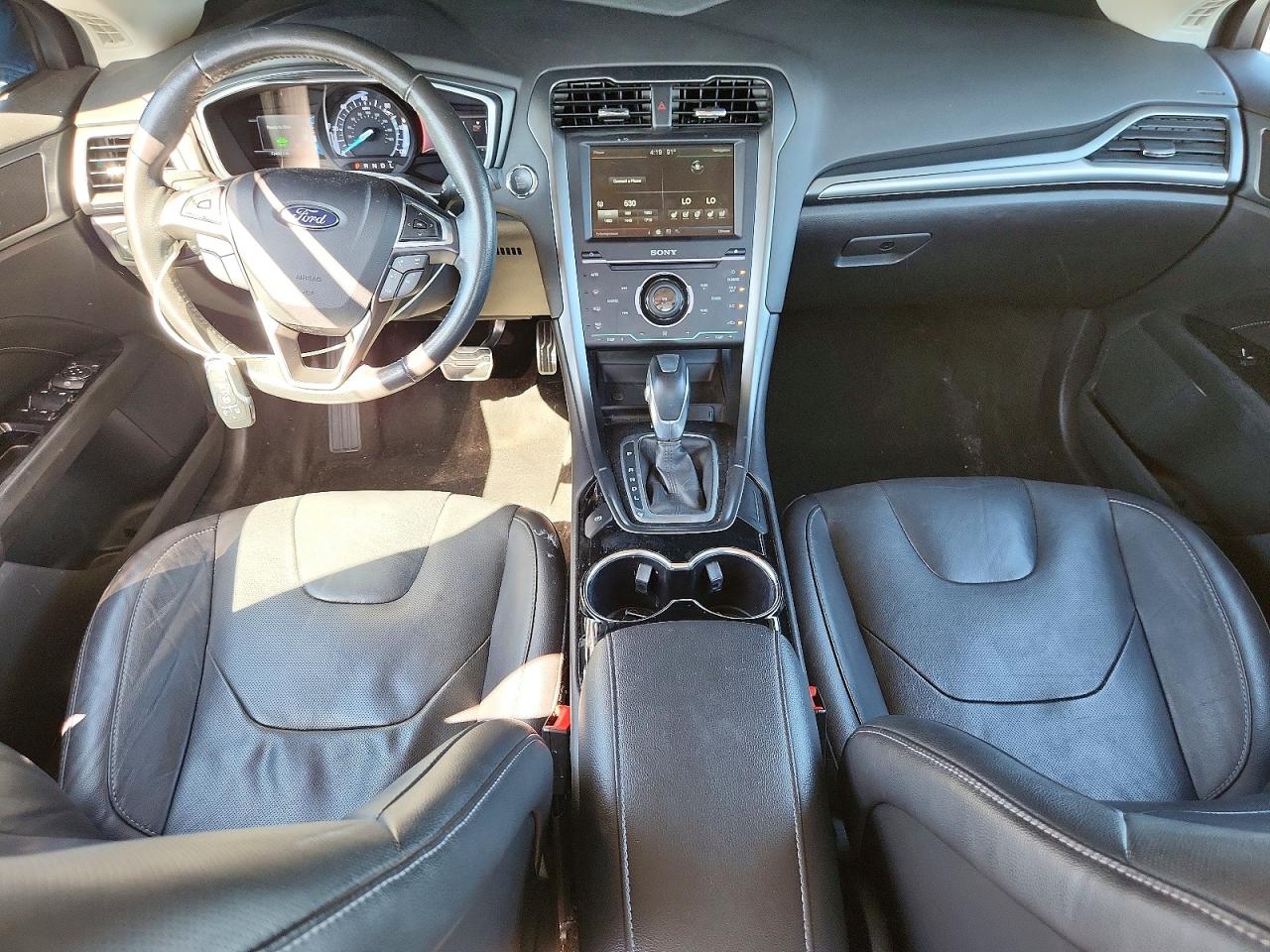 2014 Ford Fusion Titanium Hev Silver vin: 3FA6P0RU0ER373788