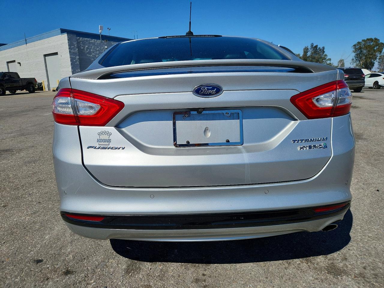 2014 Ford Fusion Titanium Hev Silver vin: 3FA6P0RU0ER373788