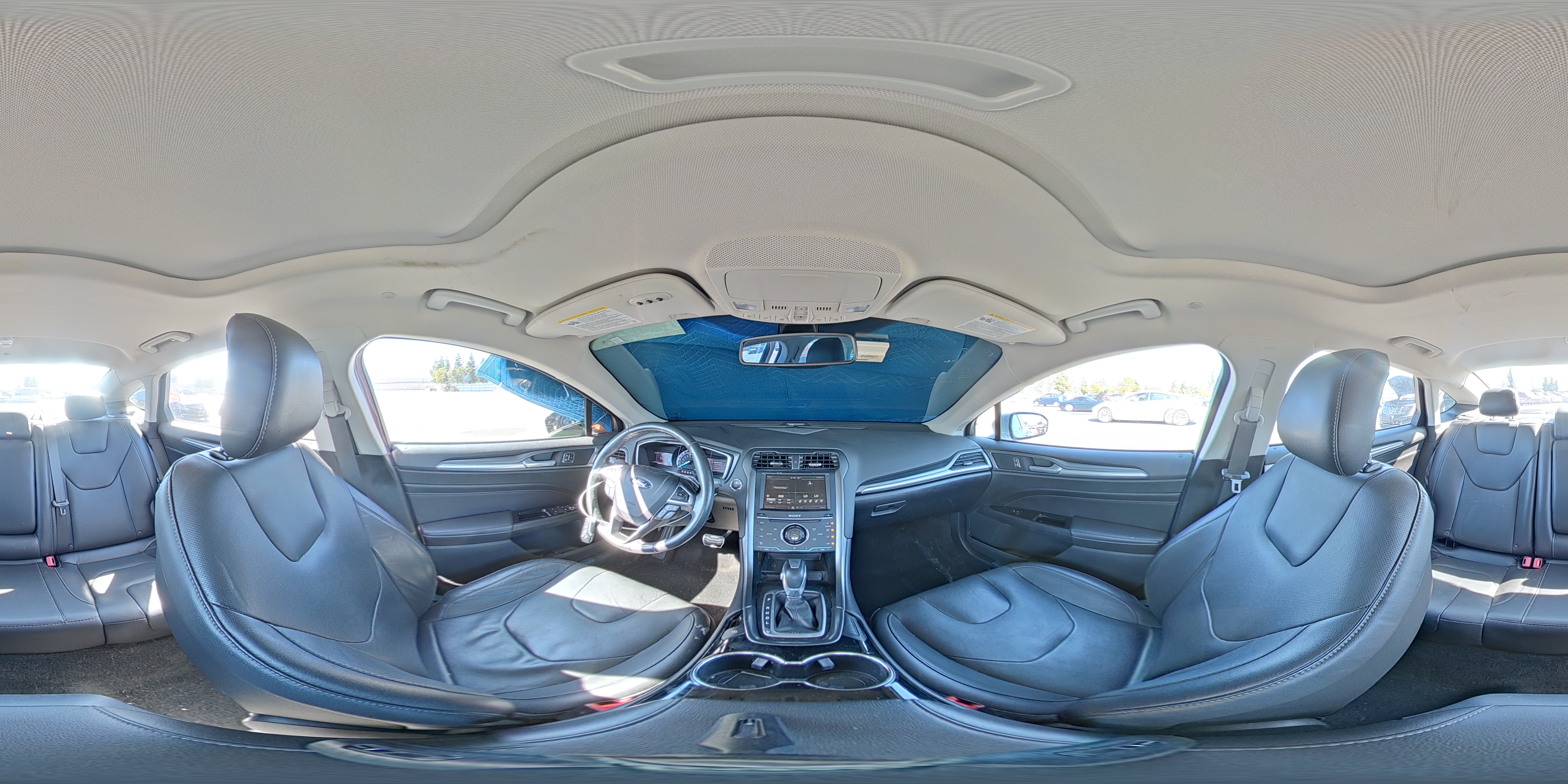 2014 Ford Fusion Titanium Hev Silver vin: 3FA6P0RU0ER373788