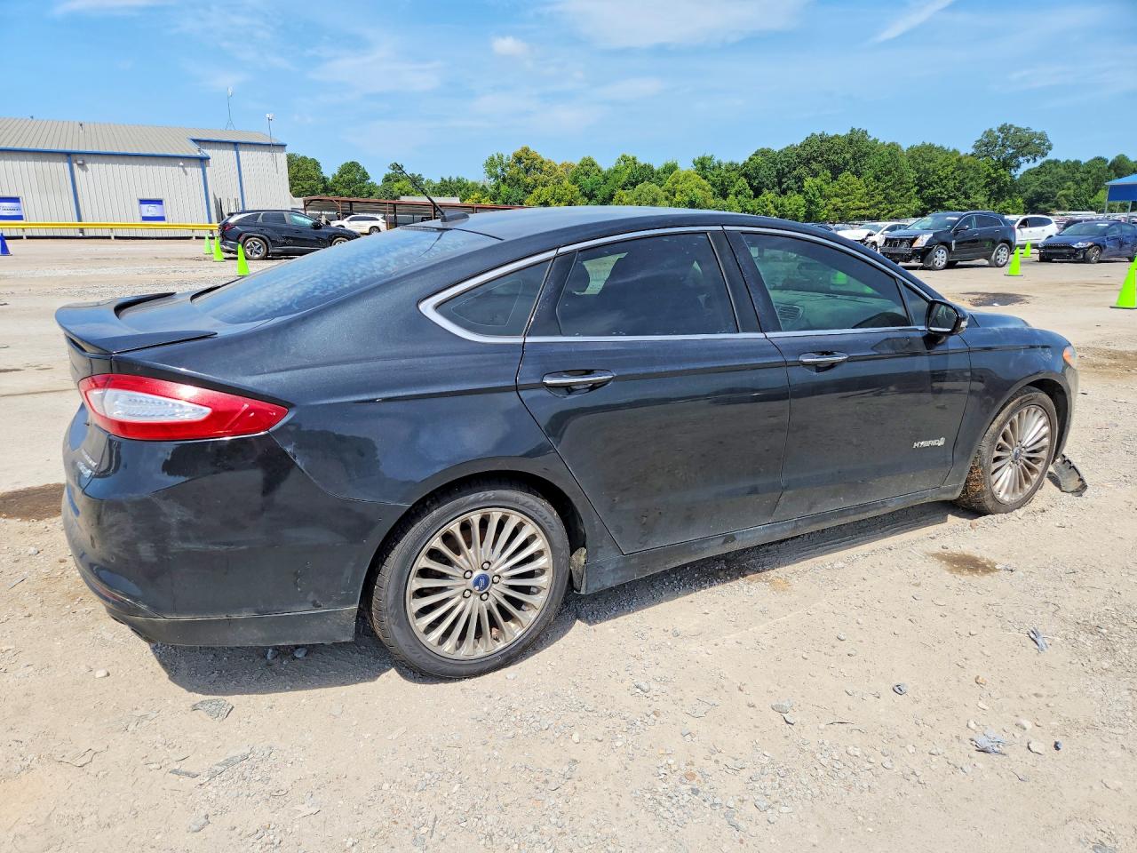 2014 Ford Fusion Titanium Hev Black vin: 3FA6P0RU1ER295909
