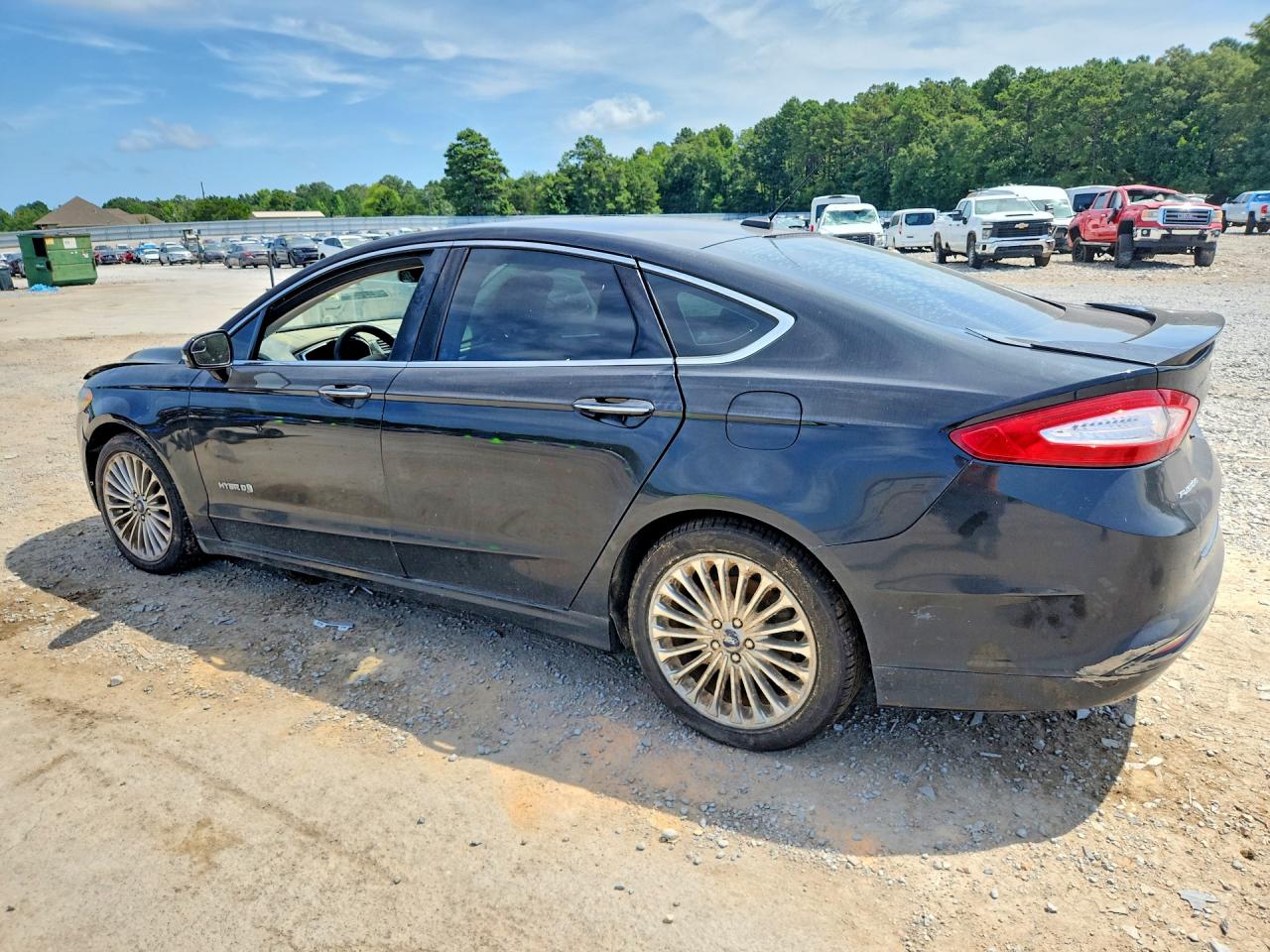 2014 Ford Fusion Titanium Hev Black vin: 3FA6P0RU1ER295909
