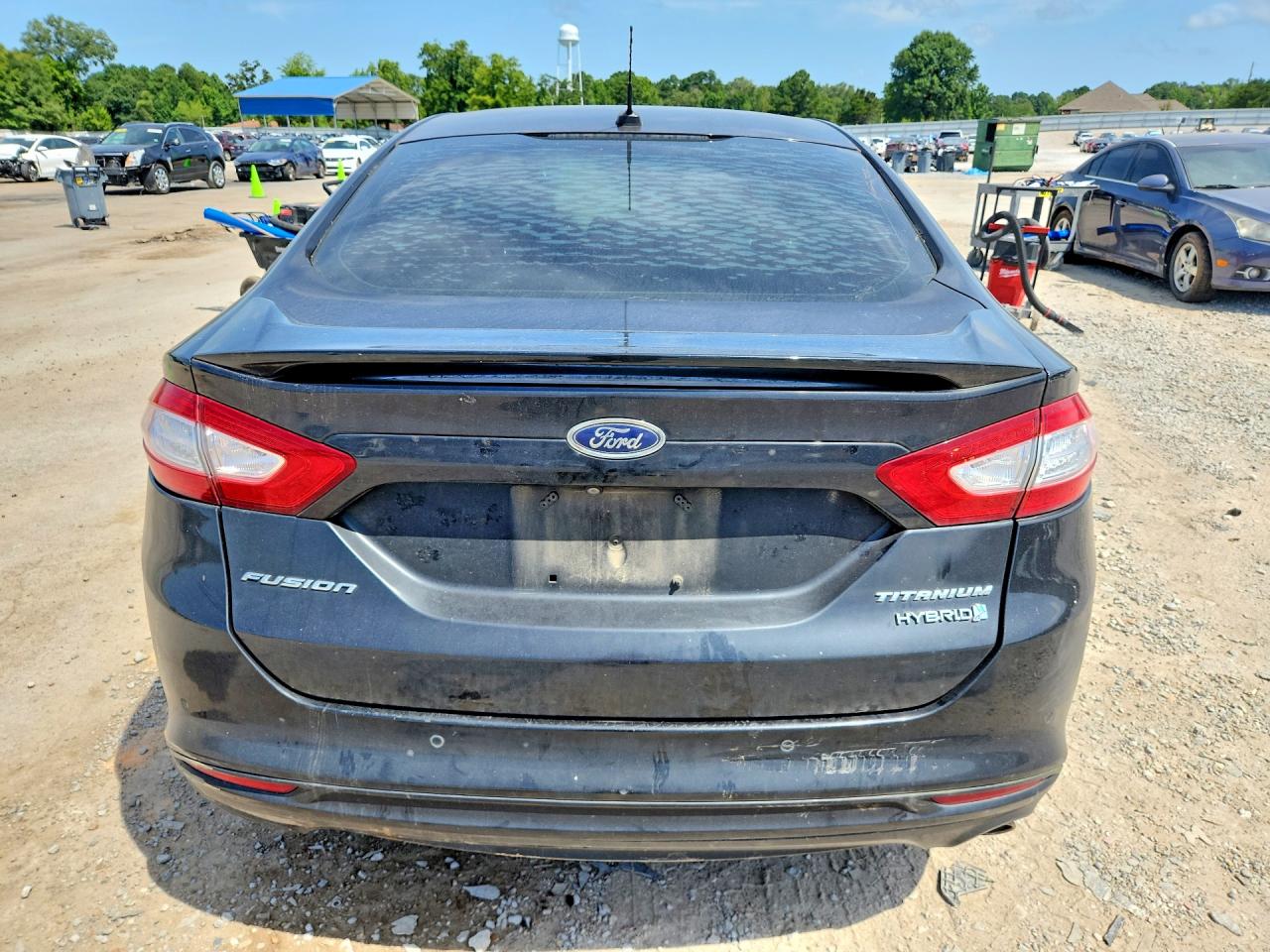 2014 Ford Fusion Titanium Hev Black vin: 3FA6P0RU1ER295909
