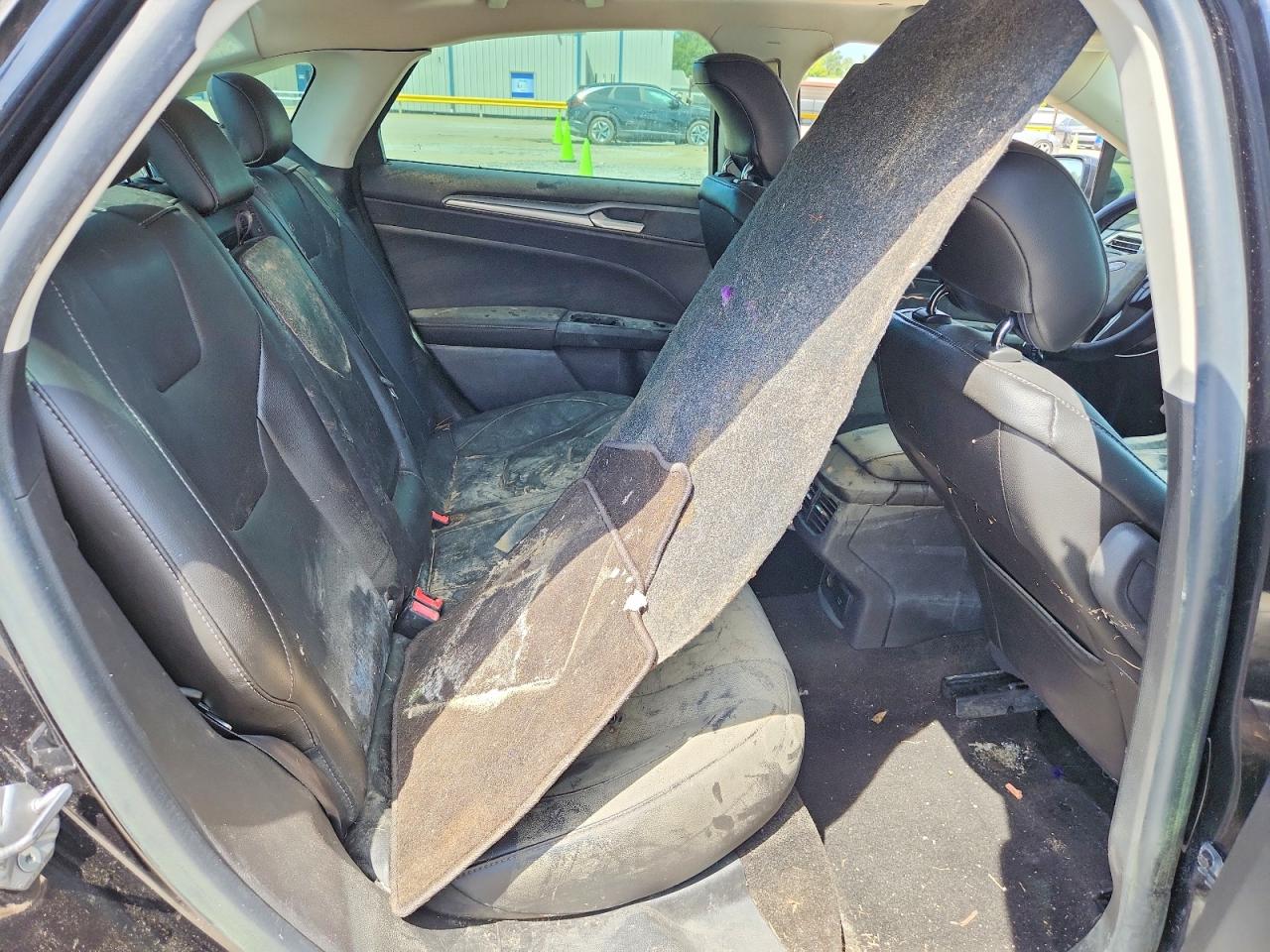 2014 Ford Fusion Titanium Hev Black vin: 3FA6P0RU1ER295909
