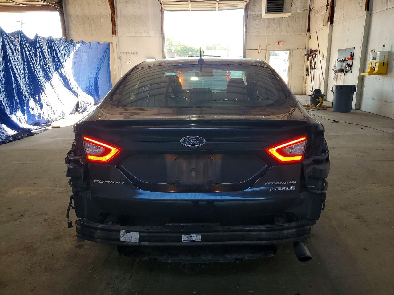 2014 Ford Fusion Titanium Hev Black vin: 3FA6P0RU1ER398070