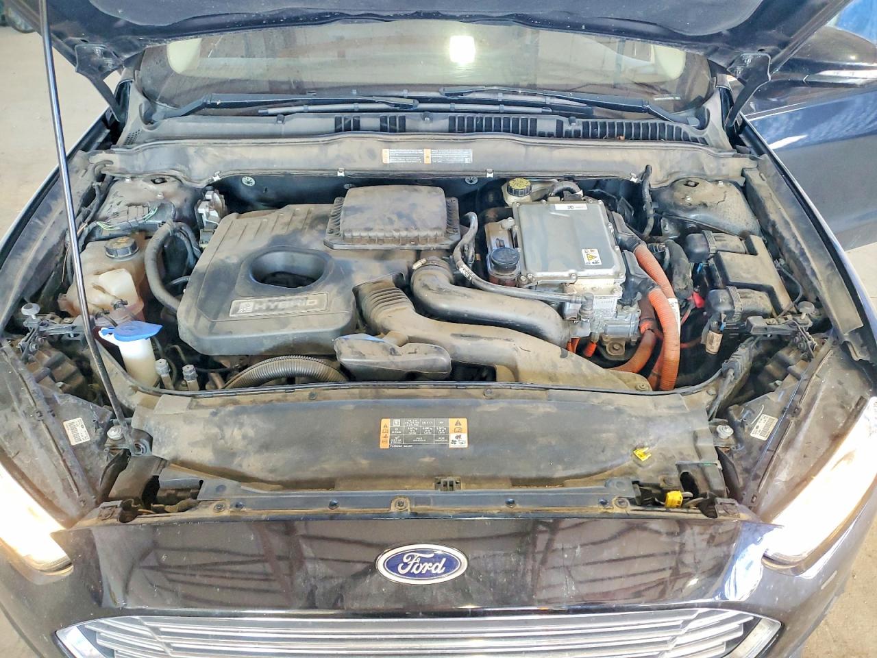 2014 Ford Fusion Titanium Hev Black vin: 3FA6P0RU1ER398070