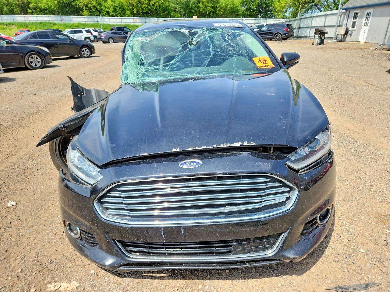 2014 Ford Fusion Titanium Hev Black vin: 3FA6P0RU2ER128166