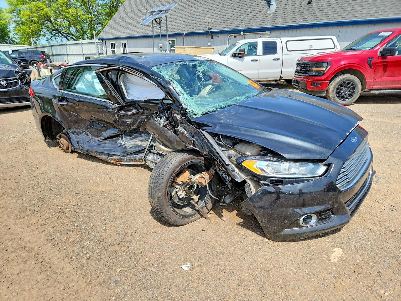 2014 Ford Fusion Titanium Hev Black vin: 3FA6P0RU2ER128166