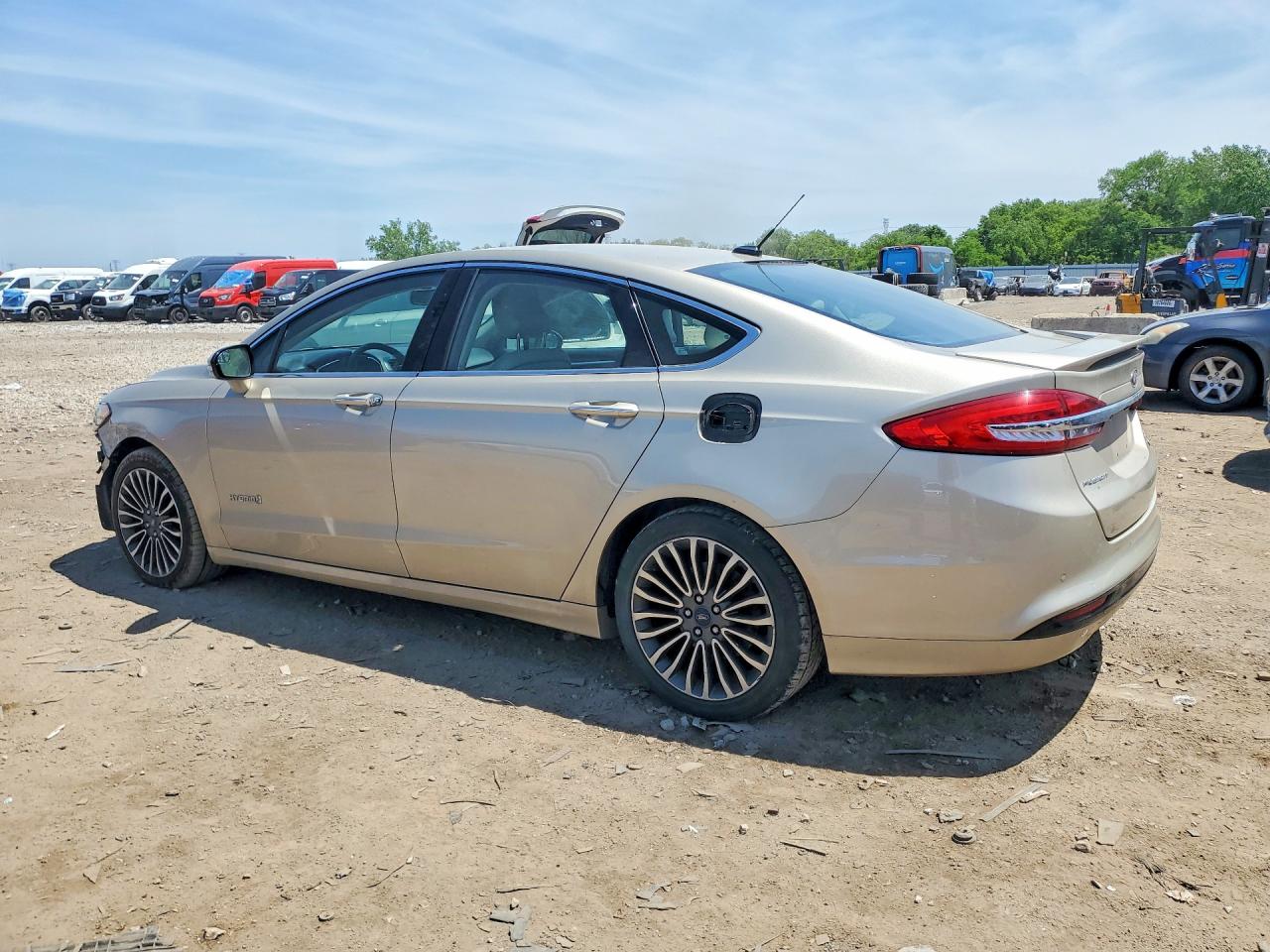 2017 Ford Fusion Titanium Hev Gold vin: 3FA6P0RU2HR267606