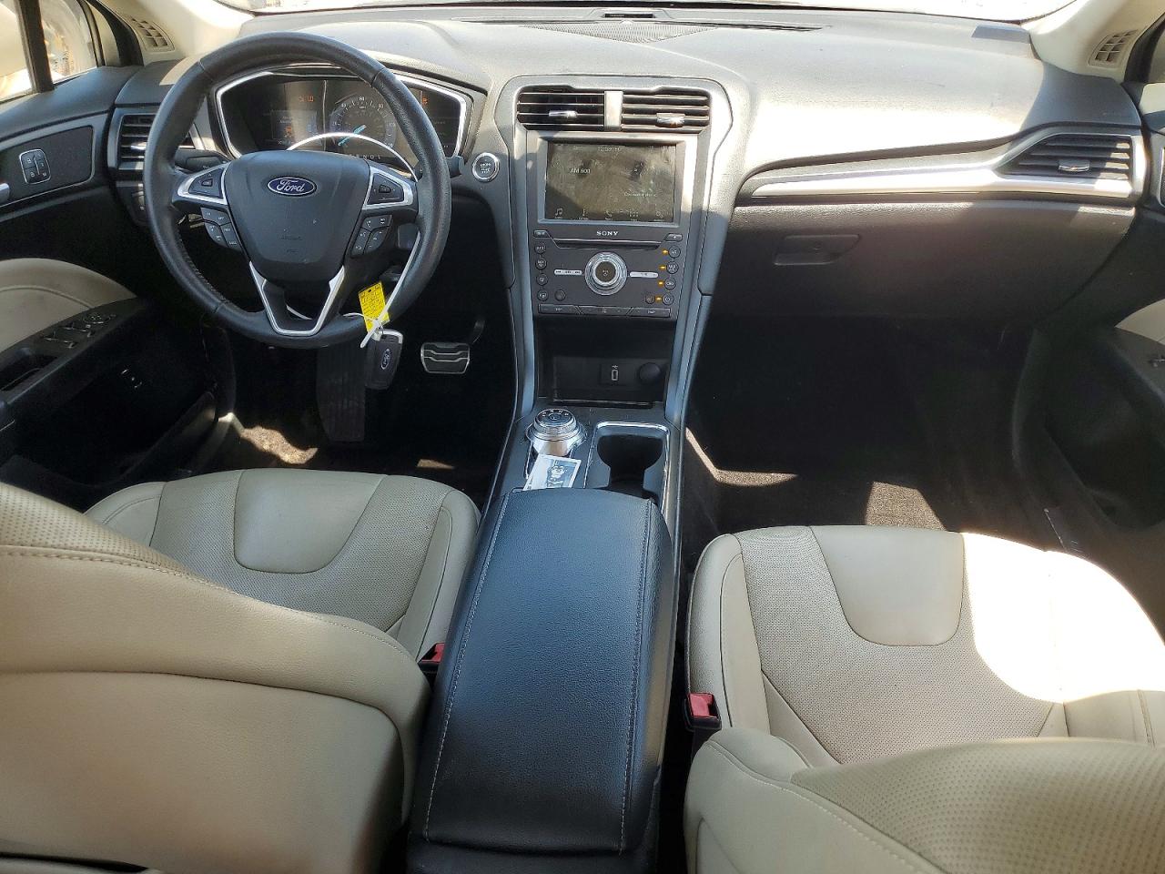 2017 Ford Fusion Titanium Hev Gold vin: 3FA6P0RU2HR267606