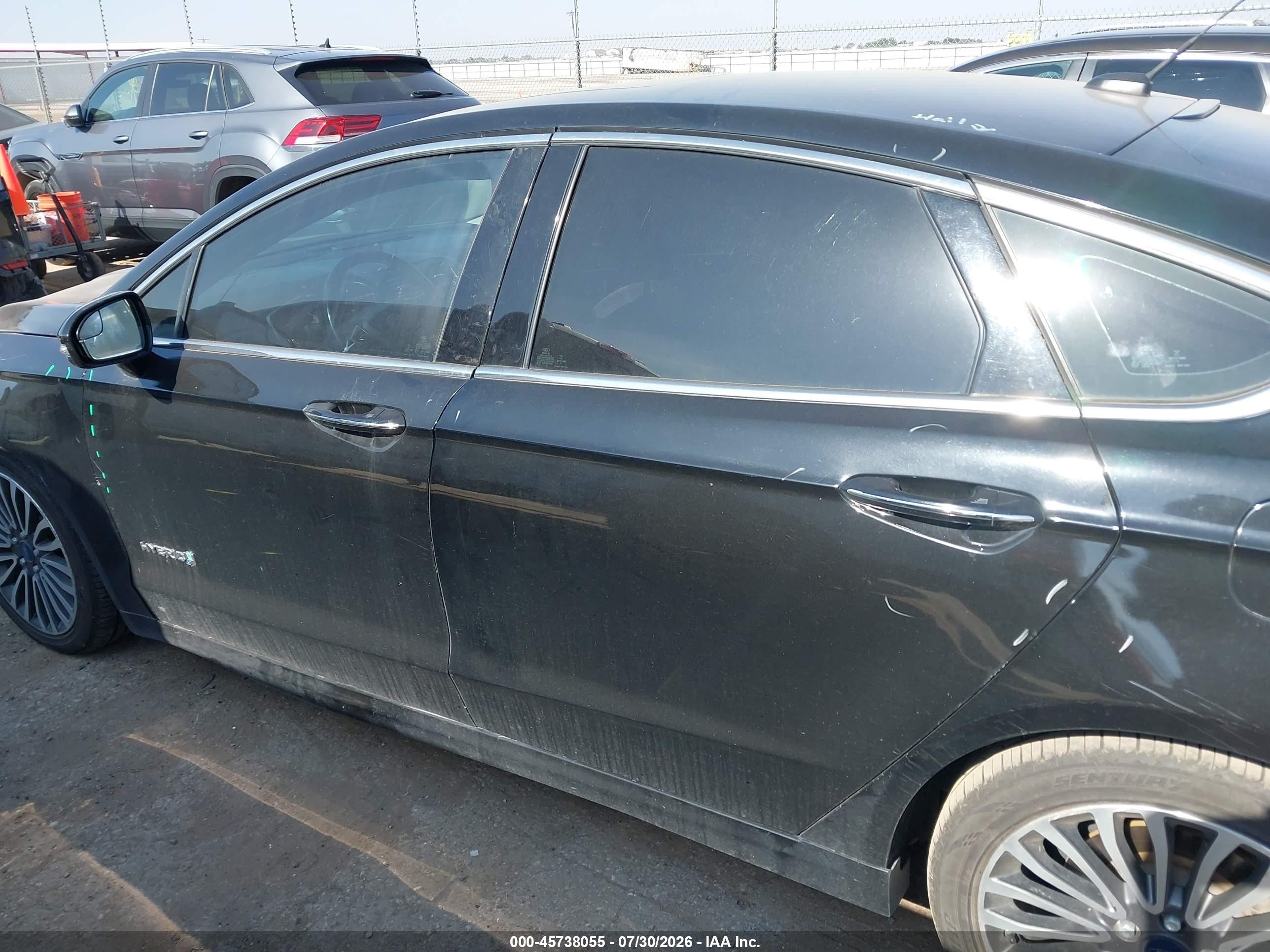 2017 Ford Fusion Hybrid Titanium Black vin: 3FA6P0RU2HR316089