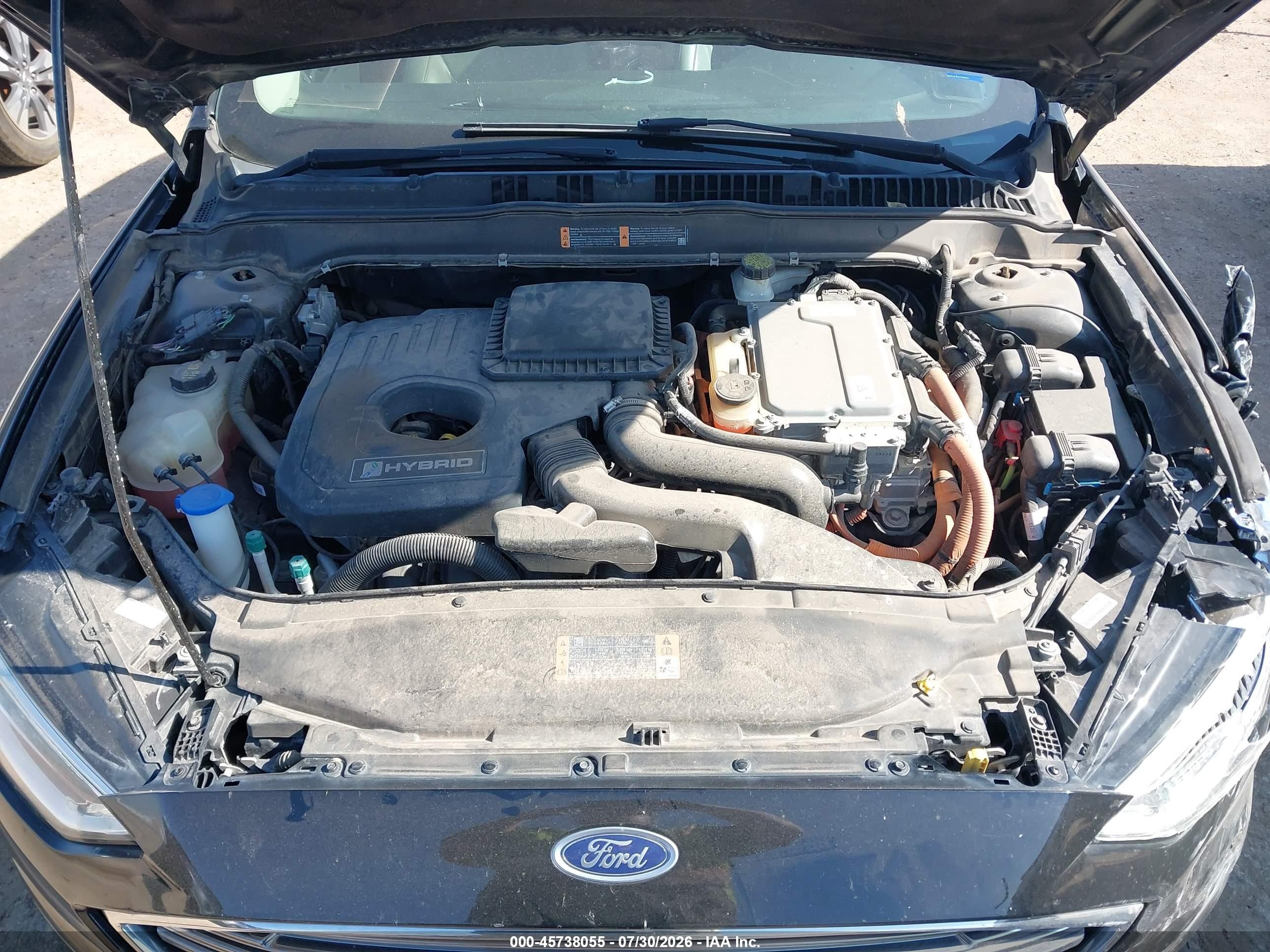 2017 Ford Fusion Hybrid Titanium Black vin: 3FA6P0RU2HR316089