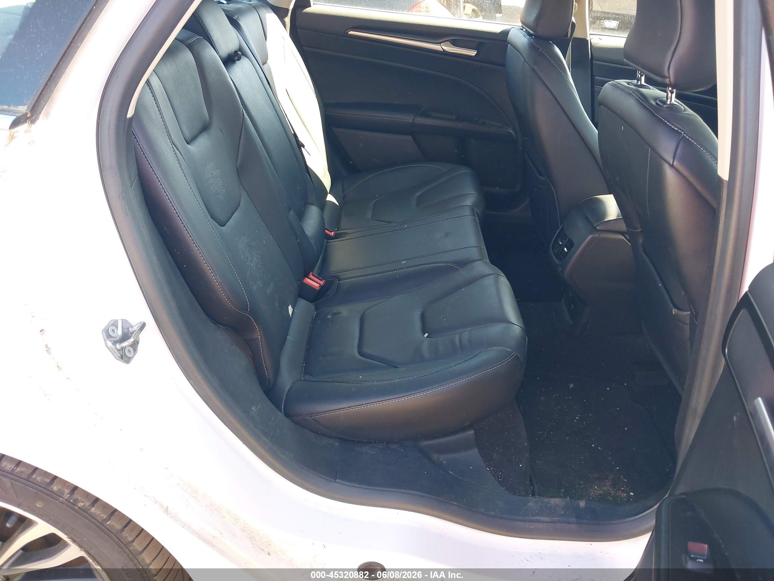 2017 Ford Fusion Hybrid Titanium White vin: 3FA6P0RU2HR327528