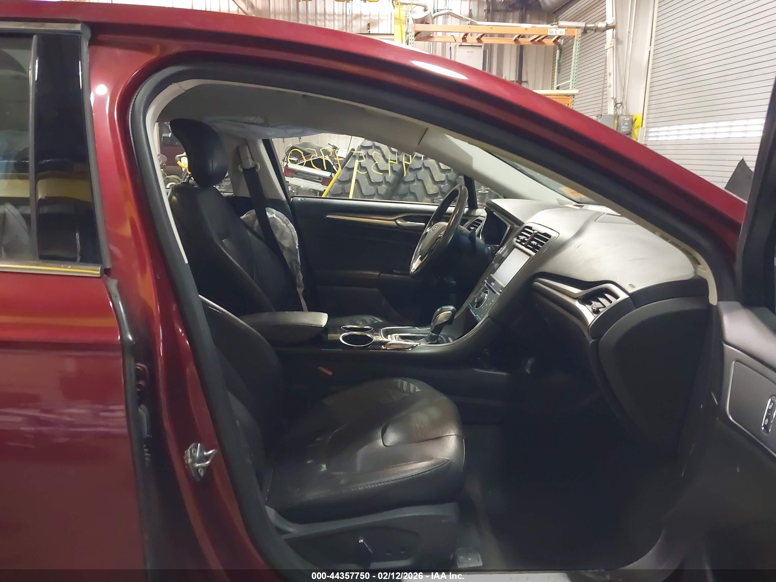 2013 Ford Fusion Hybrid Titanium Red vin: 3FA6P0RU4DR301832