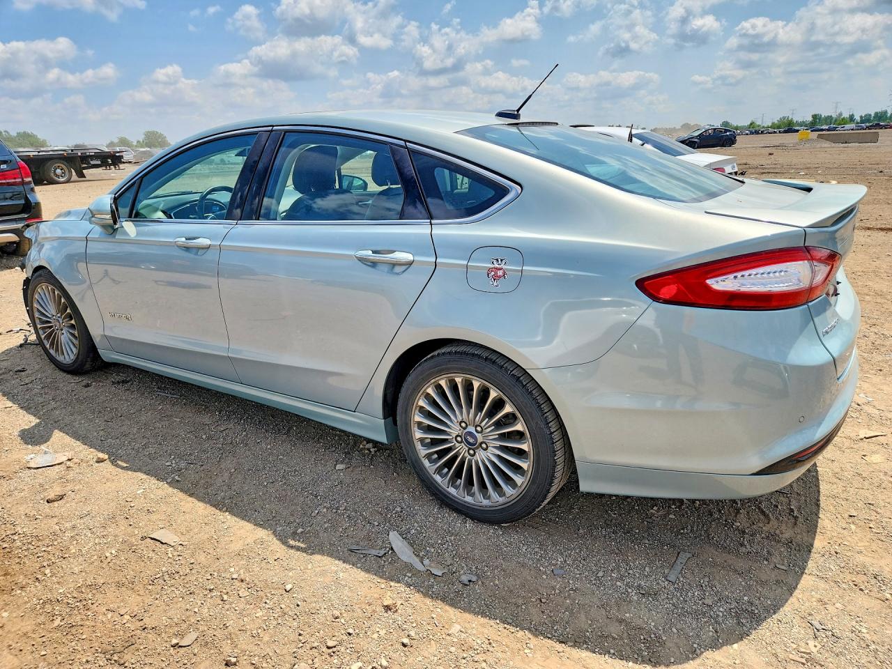 2013 Ford Fusion Titanium Hev Blue vin: 3FA6P0RU4DR359620
