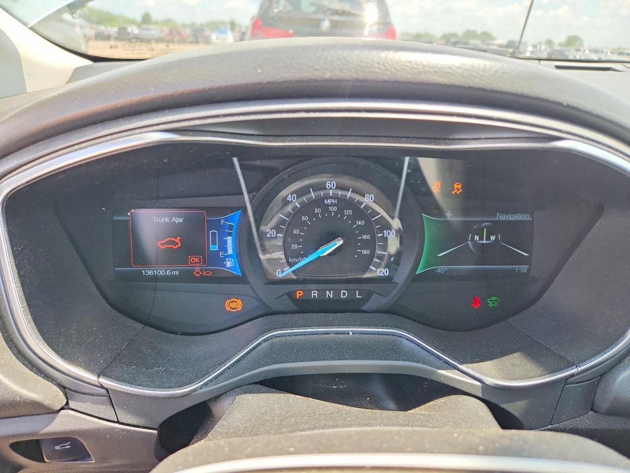 2013 Ford Fusion Titanium Hev Blue vin: 3FA6P0RU4DR359620