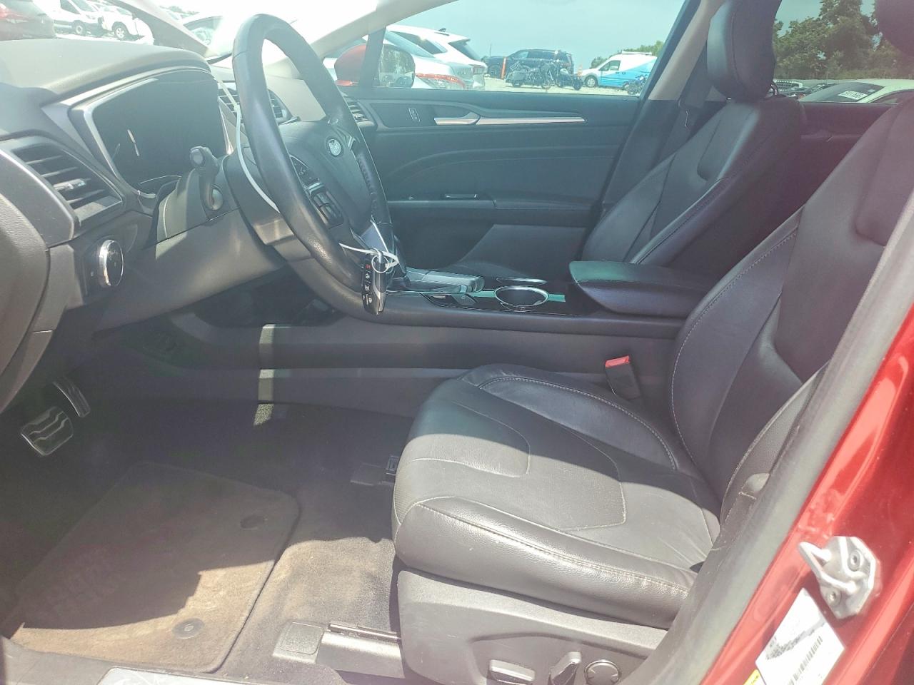 2014 Ford Fusion Titanium Hev Красный vin: 3FA6P0RU4ER121557
