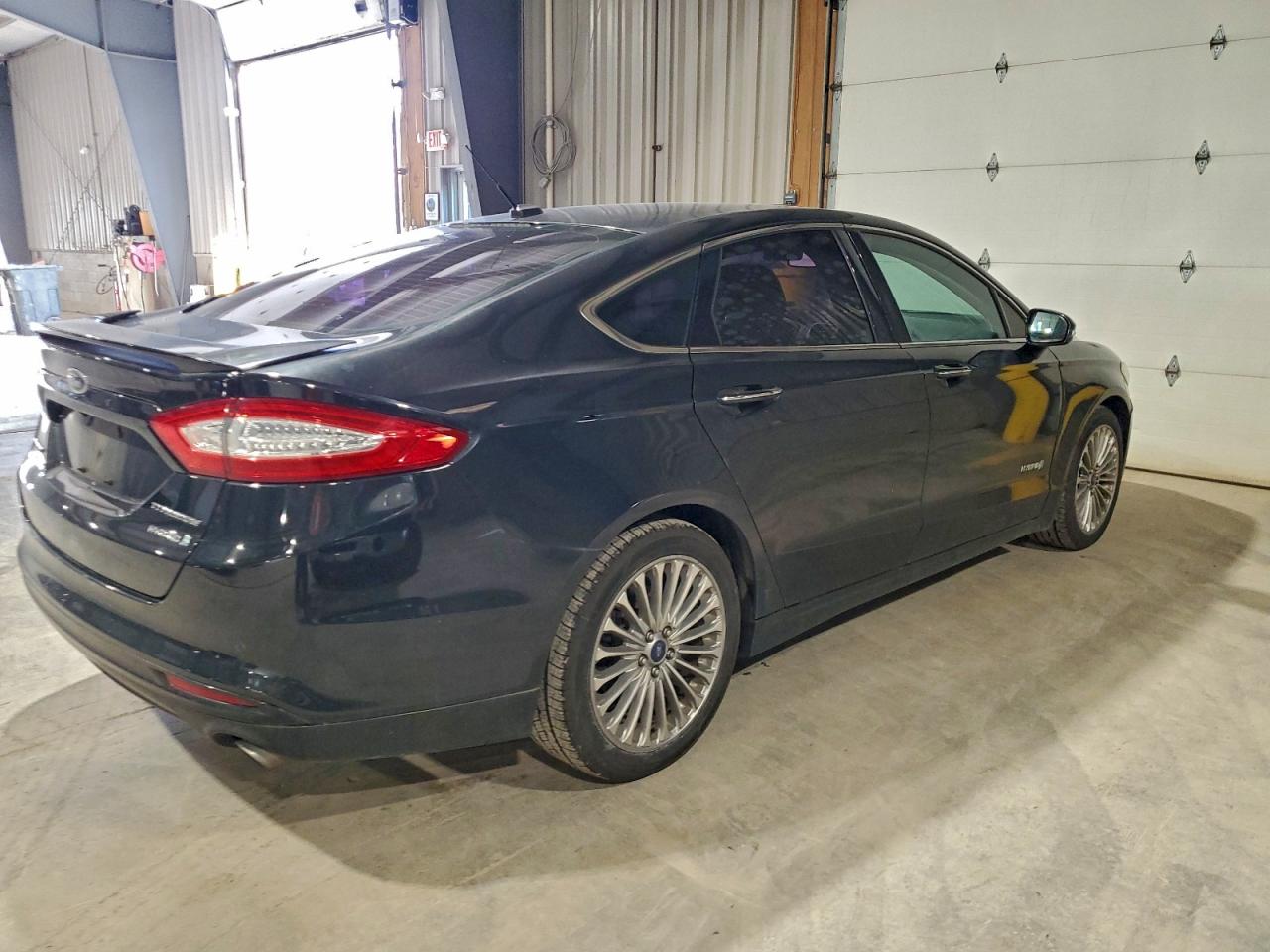 2014 Ford Fusion Titanium Hev Black vin: 3FA6P0RU4ER203059