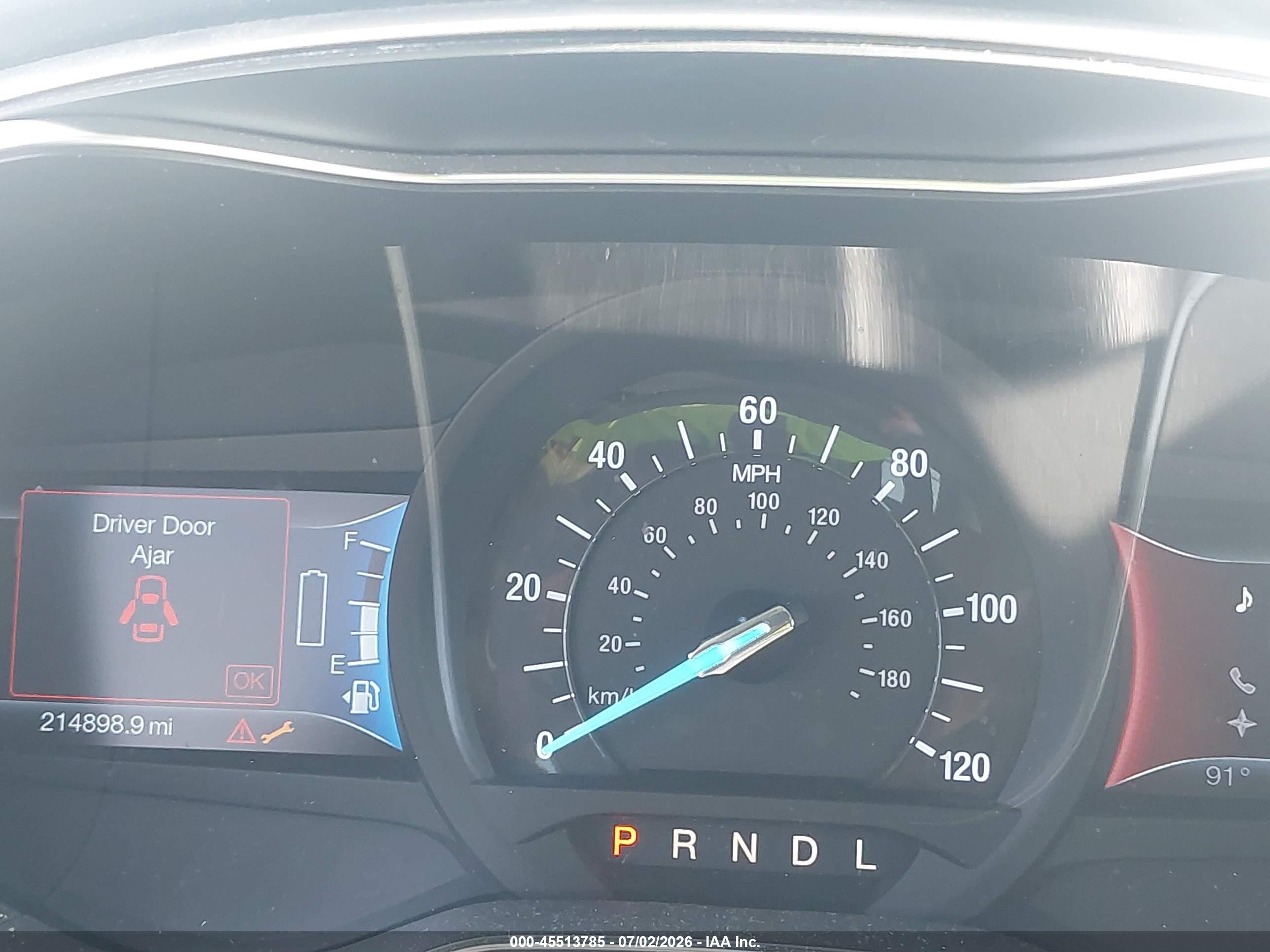 2014 Ford Fusion Hybrid Titanium Silver vin: 3FA6P0RU4ER206253