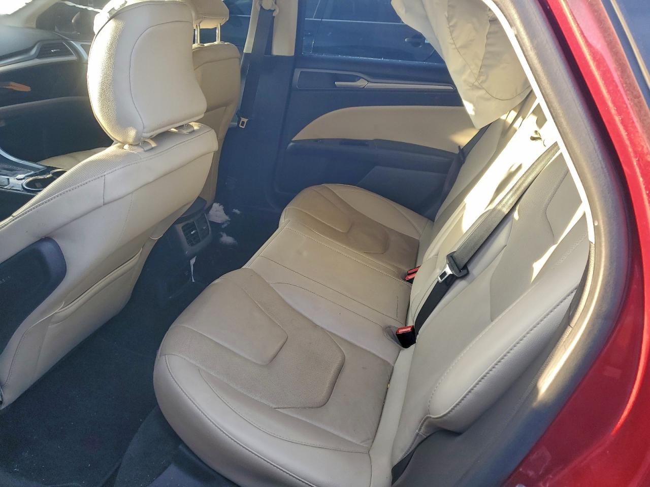 2015 Ford Fusion Titanium Hev Red vin: 3FA6P0RU4FR213611