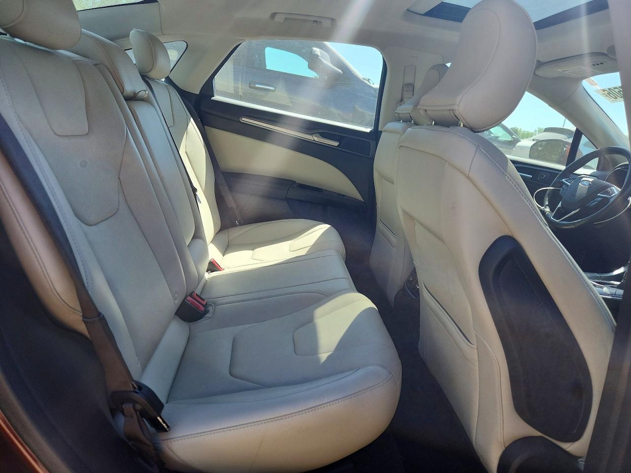 2016 Ford Fusion Titanium Hev Brown vin: 3FA6P0RU4GR194091