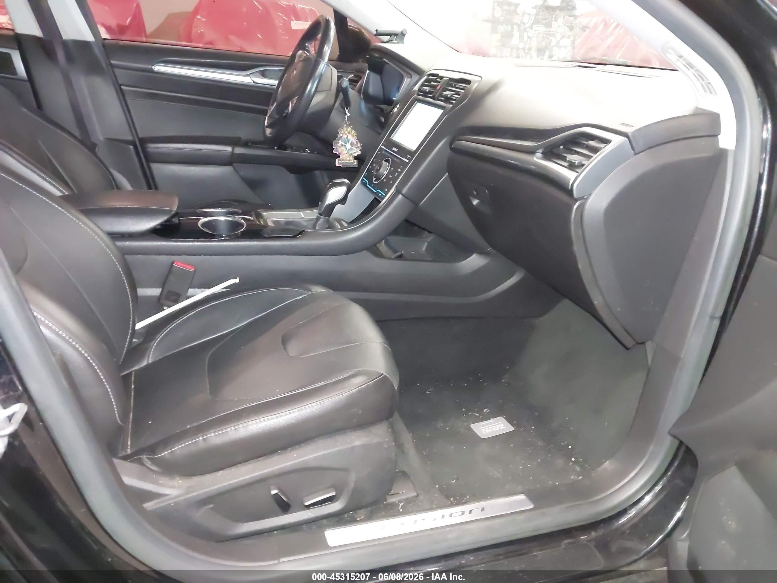 2014 Ford Fusion Hybrid Titanium Black vin: 3FA6P0RU5ER136858